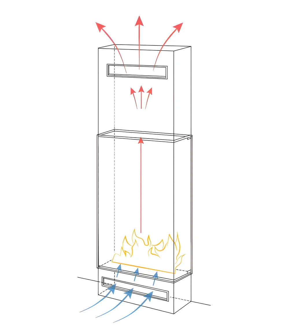 Image of Selected Vertical Single-Sided Full Glass 60 x 100 cm