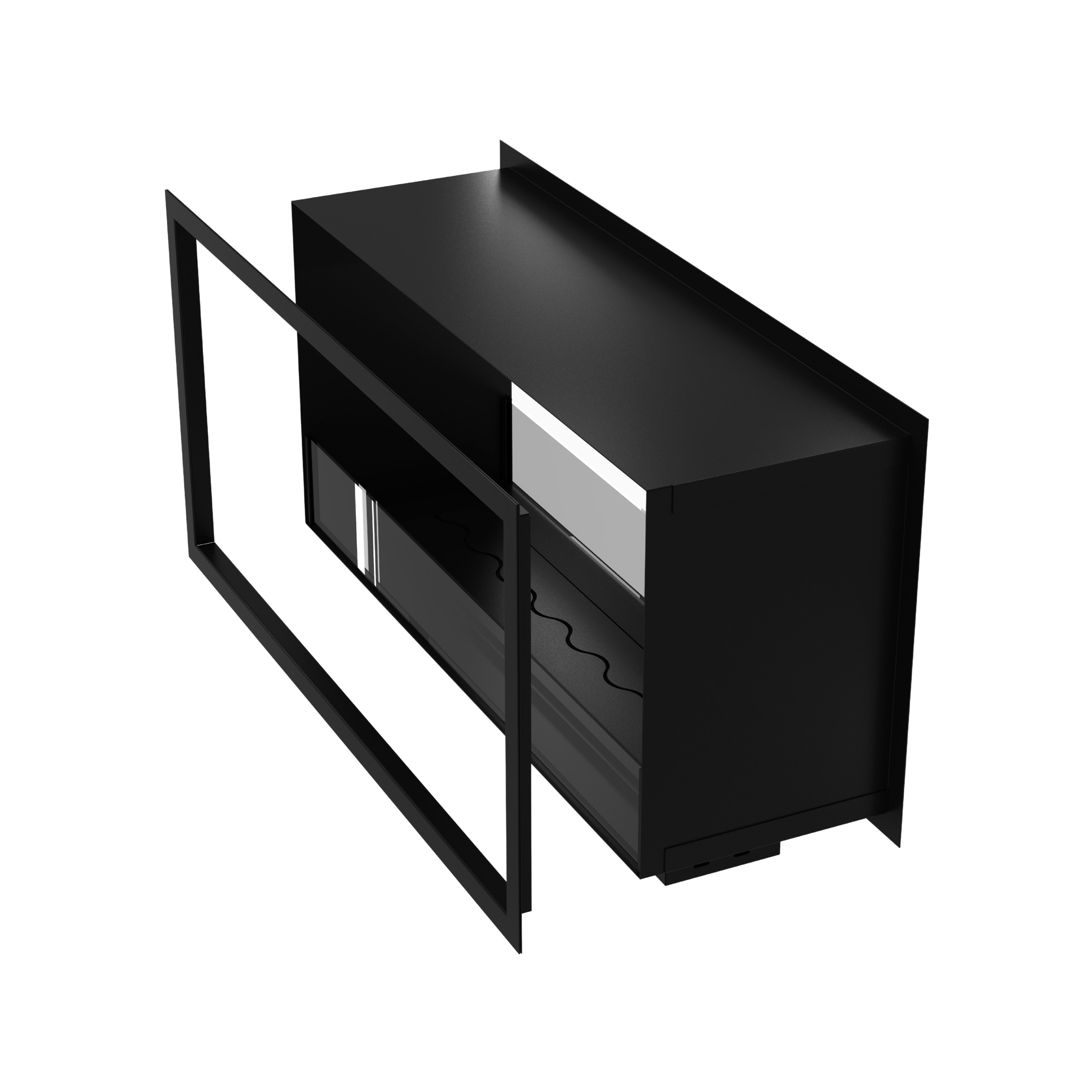 Image of Fame See-through Fireplace 140 cm 