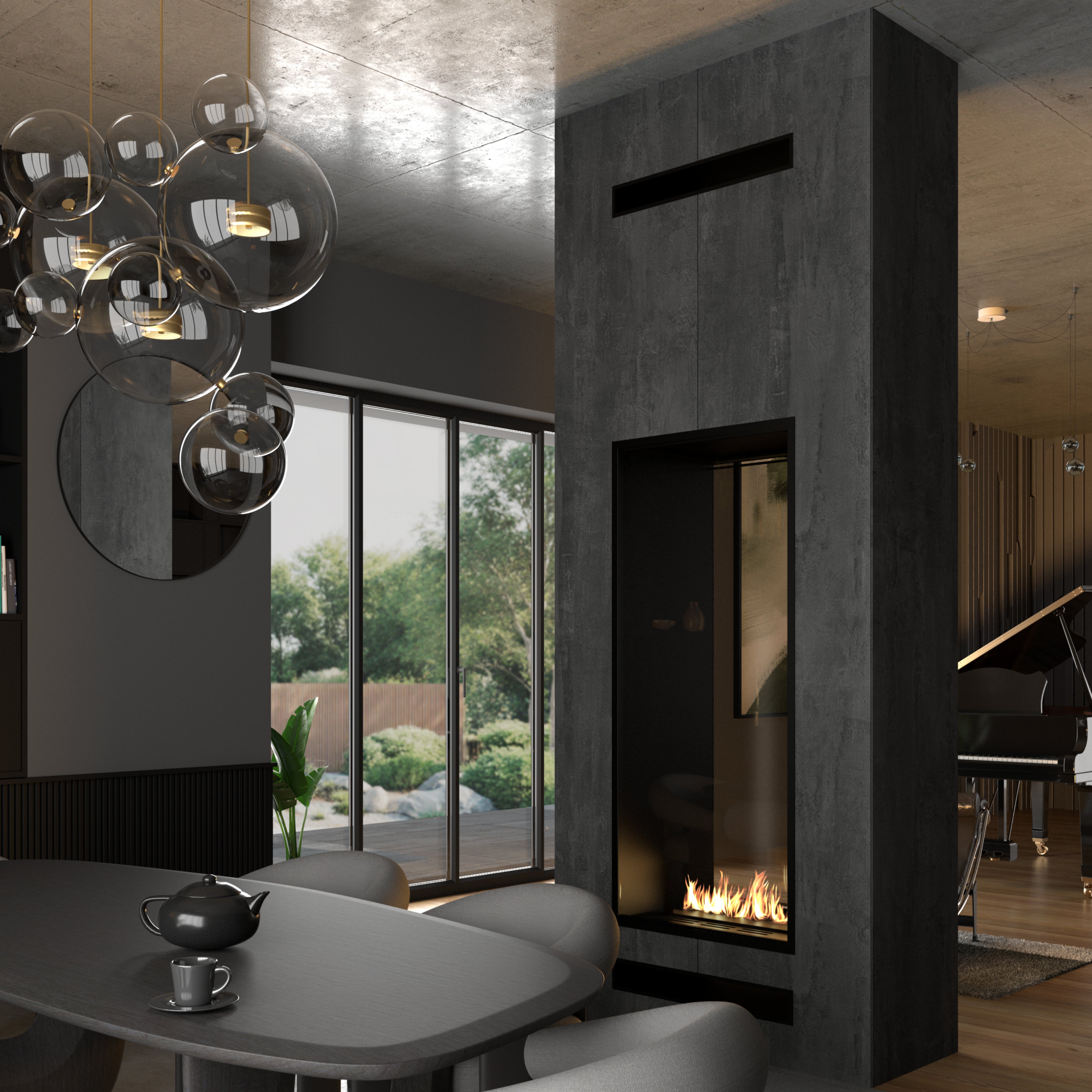 Bio Fireplace Bio ethanol fireplaces without a flue or chimney - Wild Flame