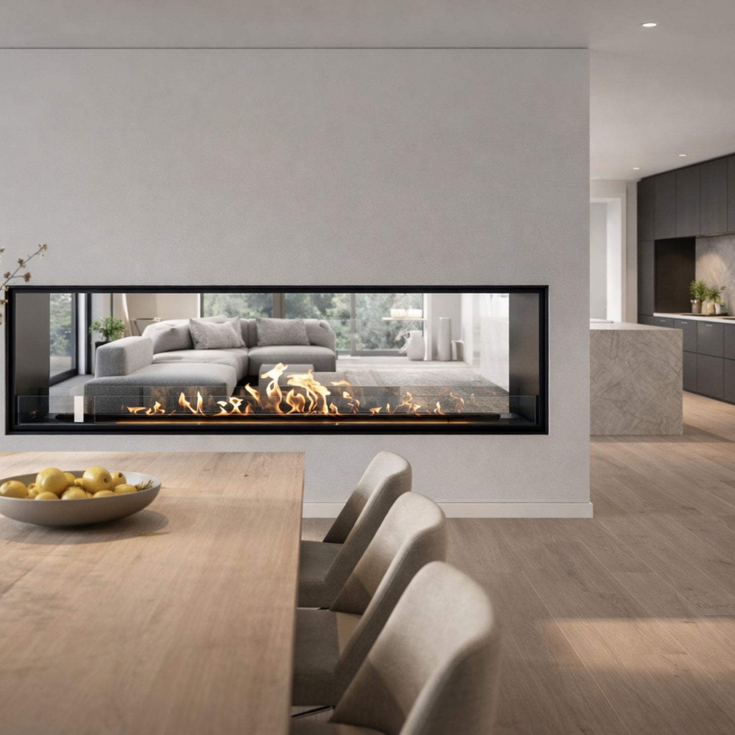 Bio ethanol fireplaces without a flue or chimney - Wild Flame
