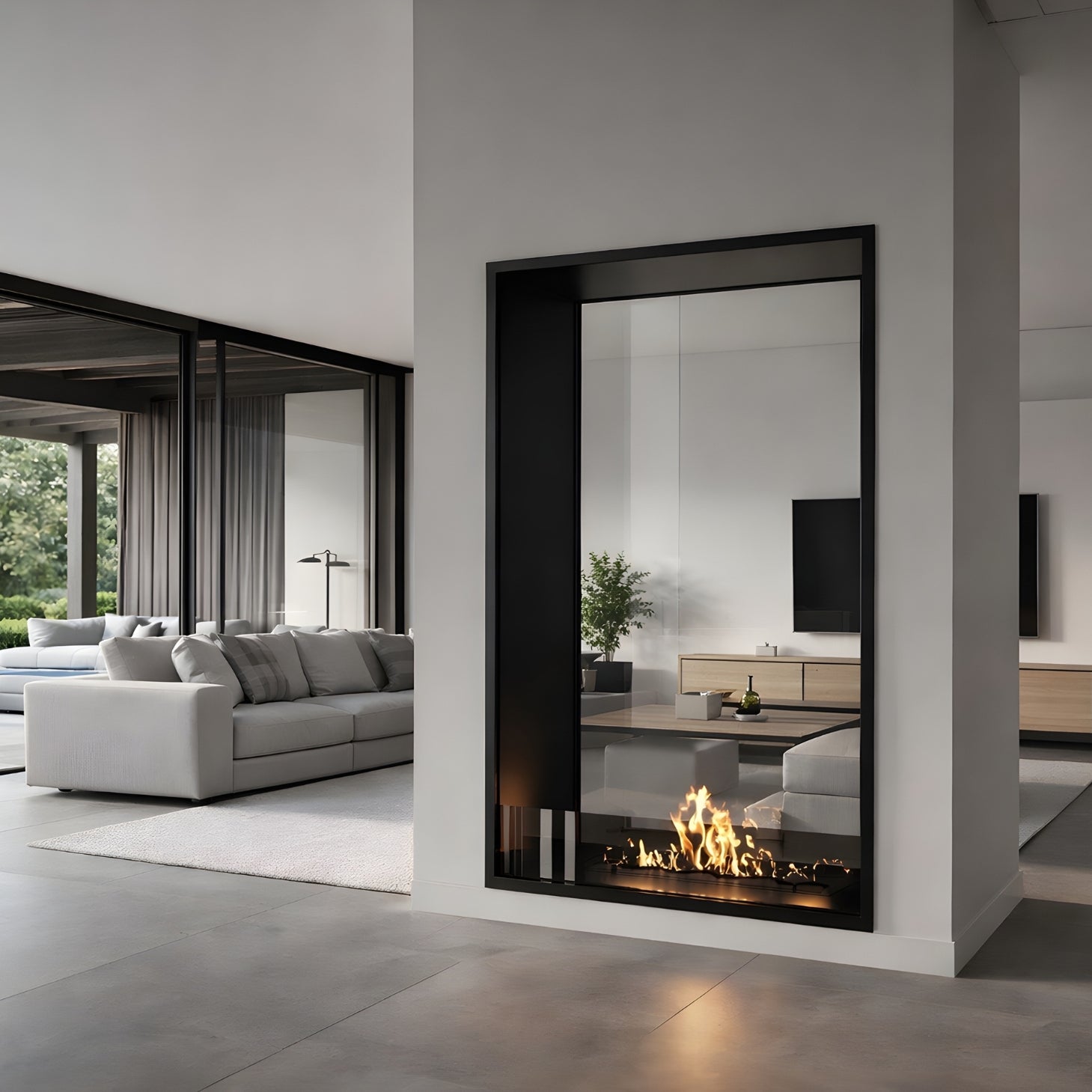 Bio ethanol fireplaces without a flue or chimney - Wild Flame