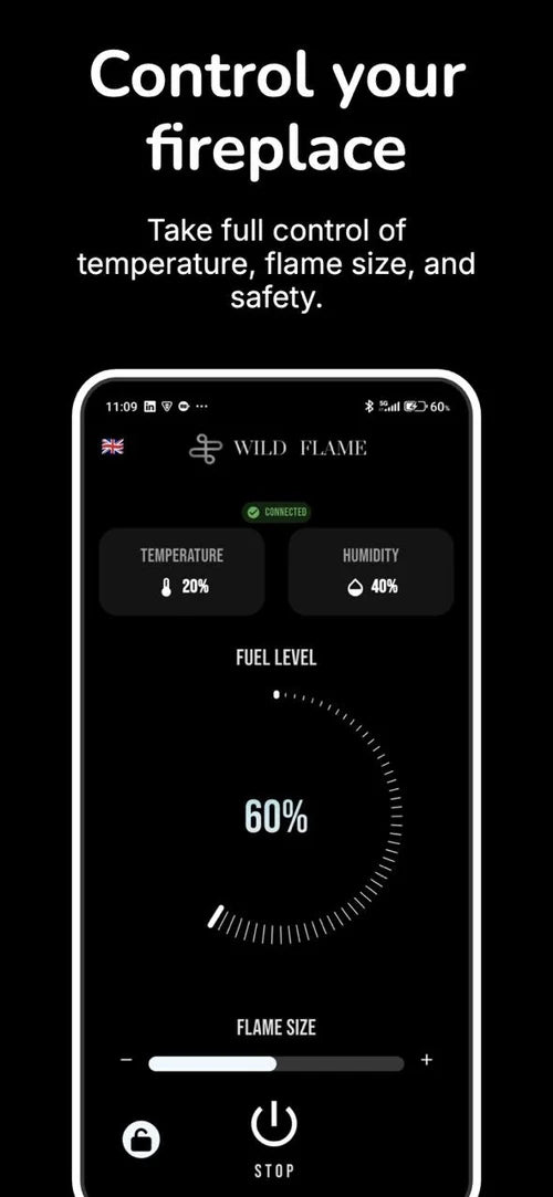 Image of Smart Fire A5 Automatic Burner 100 cm