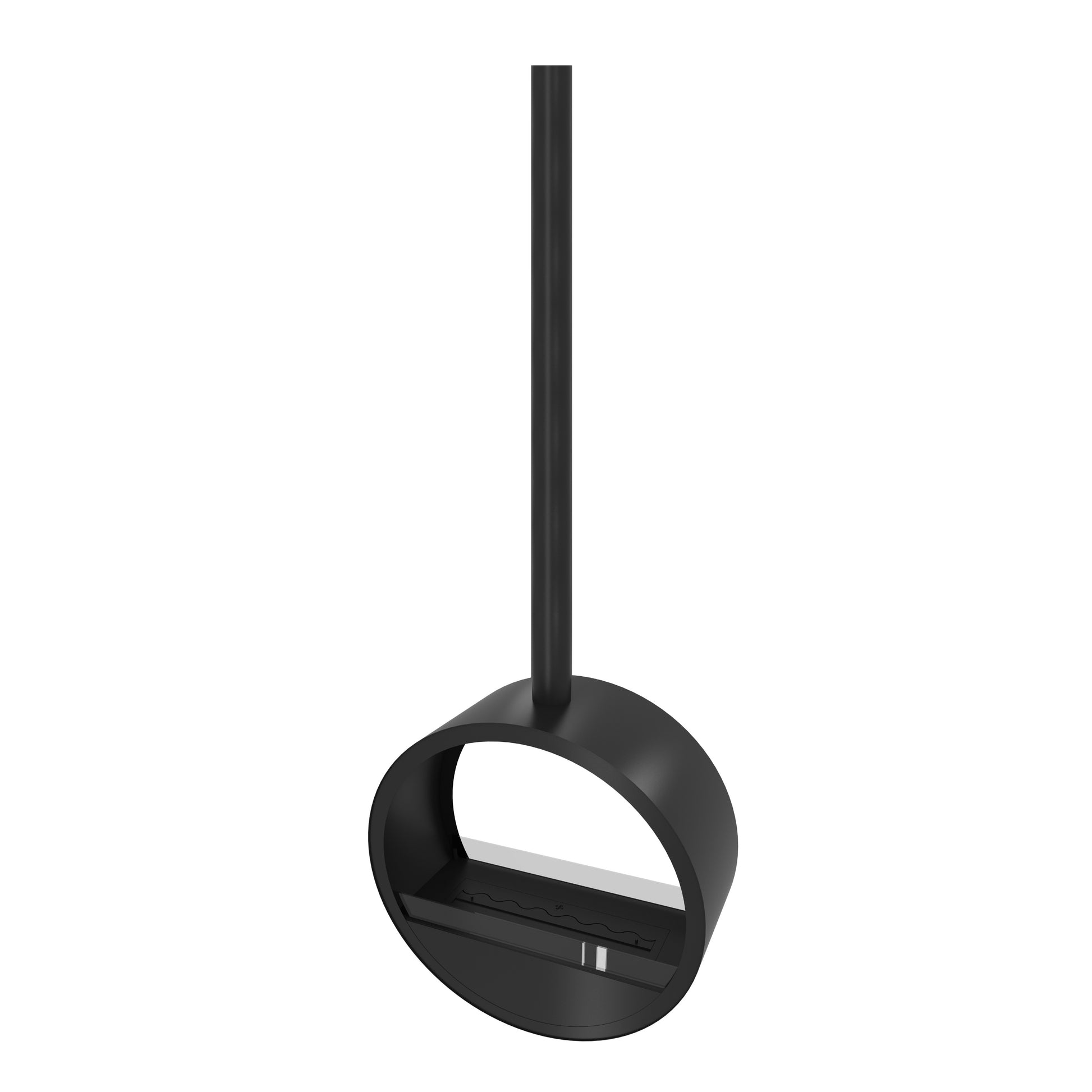Aurel Roundfire Ceiling Fireplace Black Ø80 - Ø120 cm