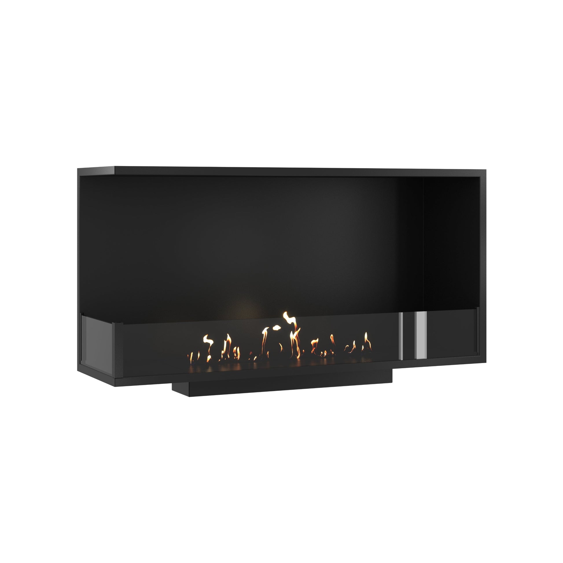 Base Left Built-in Corner Fireplace 100 cm
