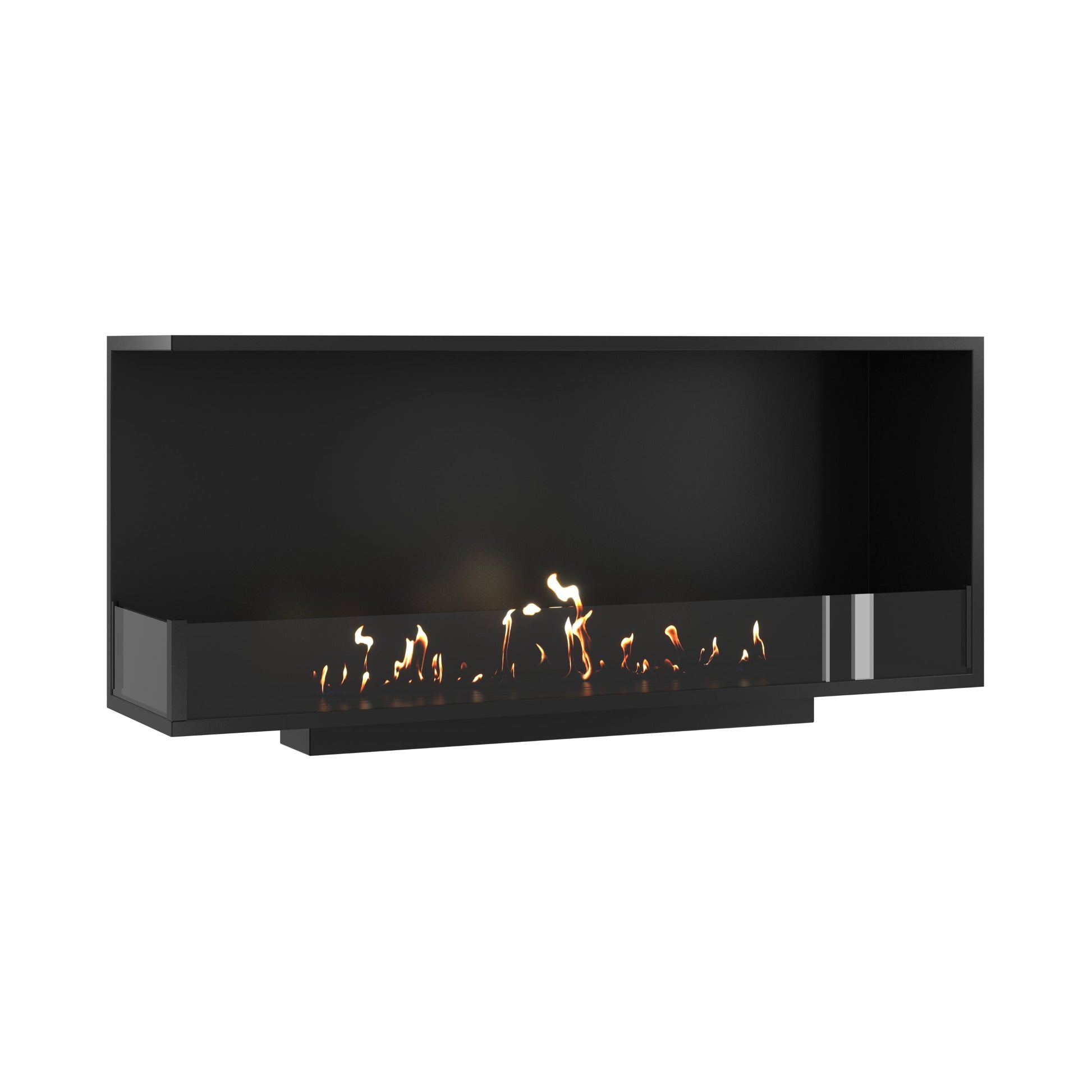 Base Left Built-in Corner Fireplace 130 cm