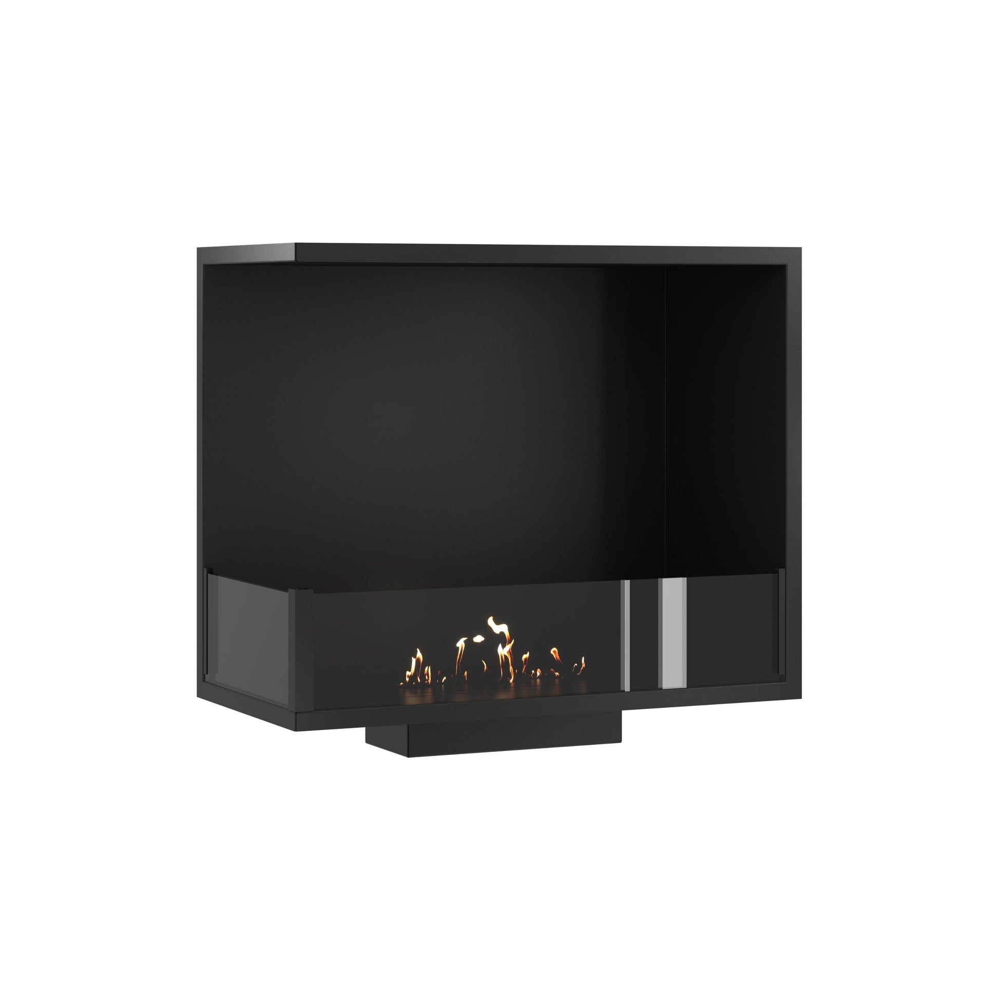 Base Left Built-in Corner Fireplace 70 cm