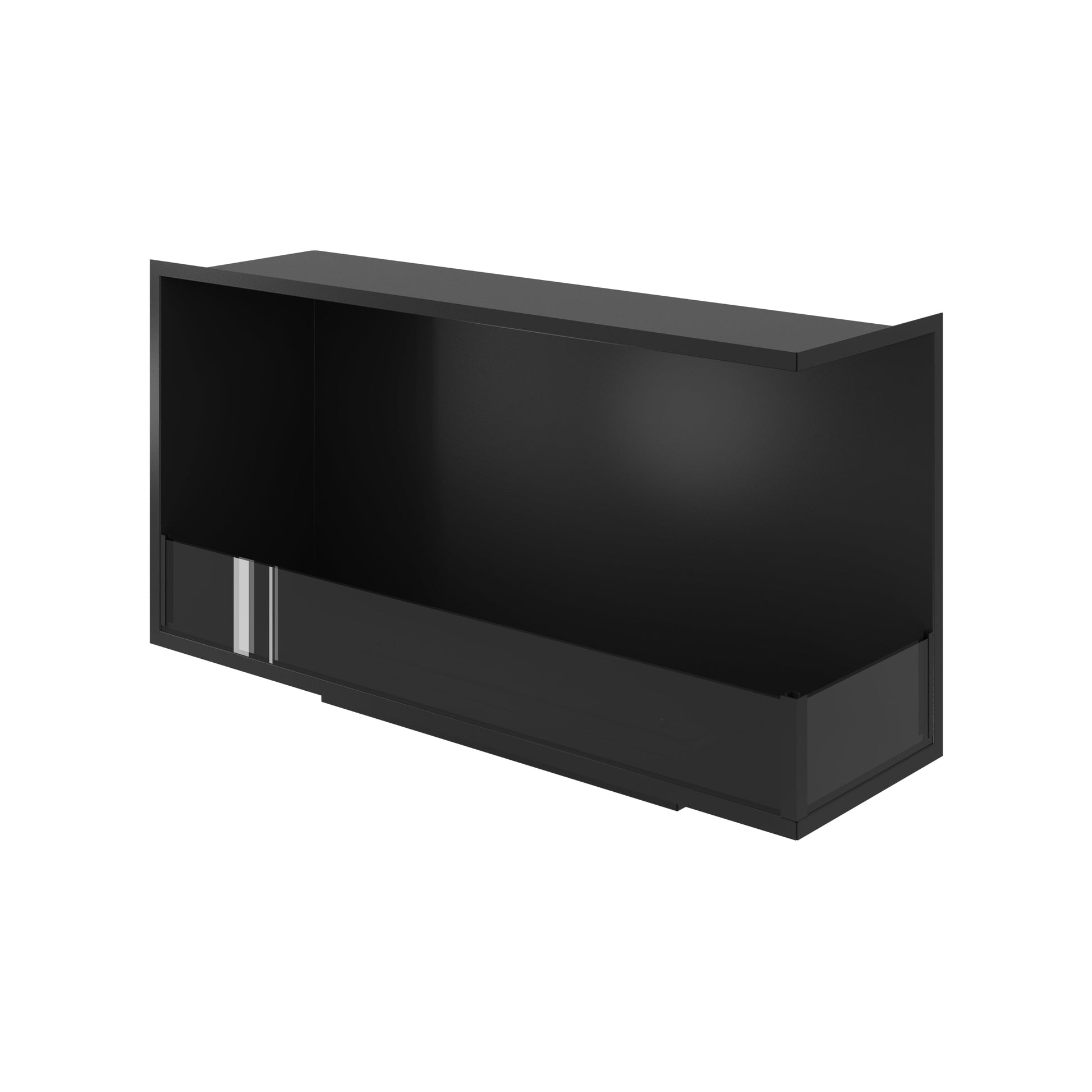 Base Right Built-in Corner Fireplace 100 cm