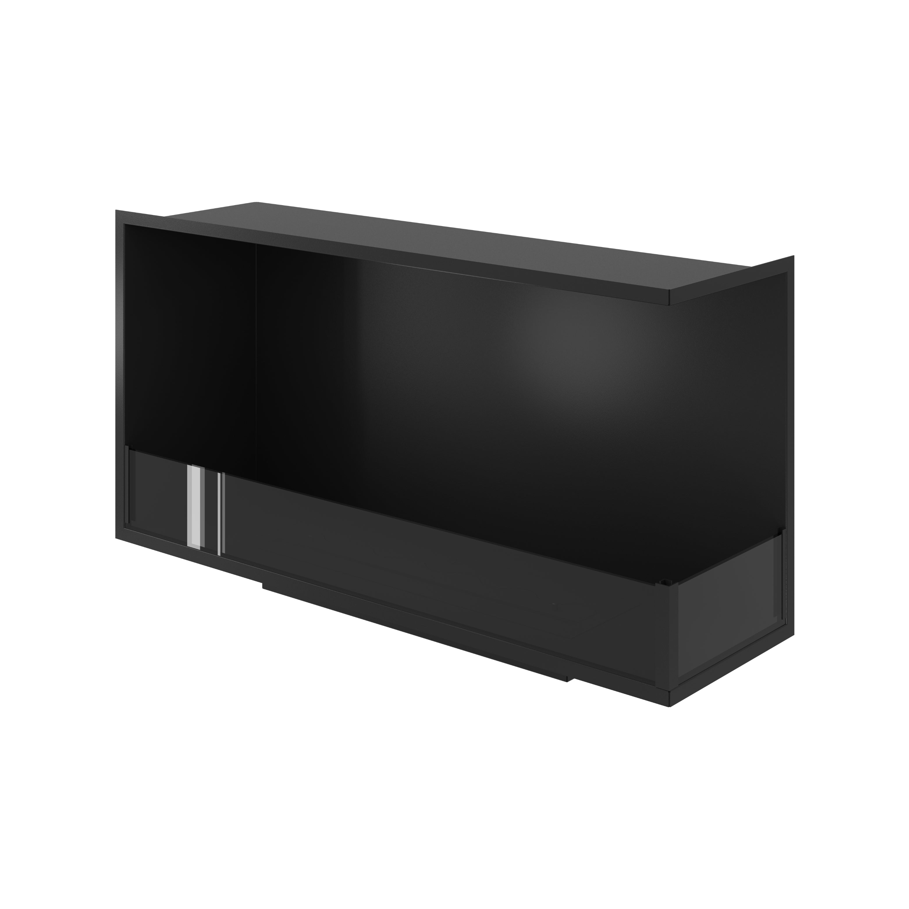 Image of Base Right Built-in Corner Fireplace 110 cm