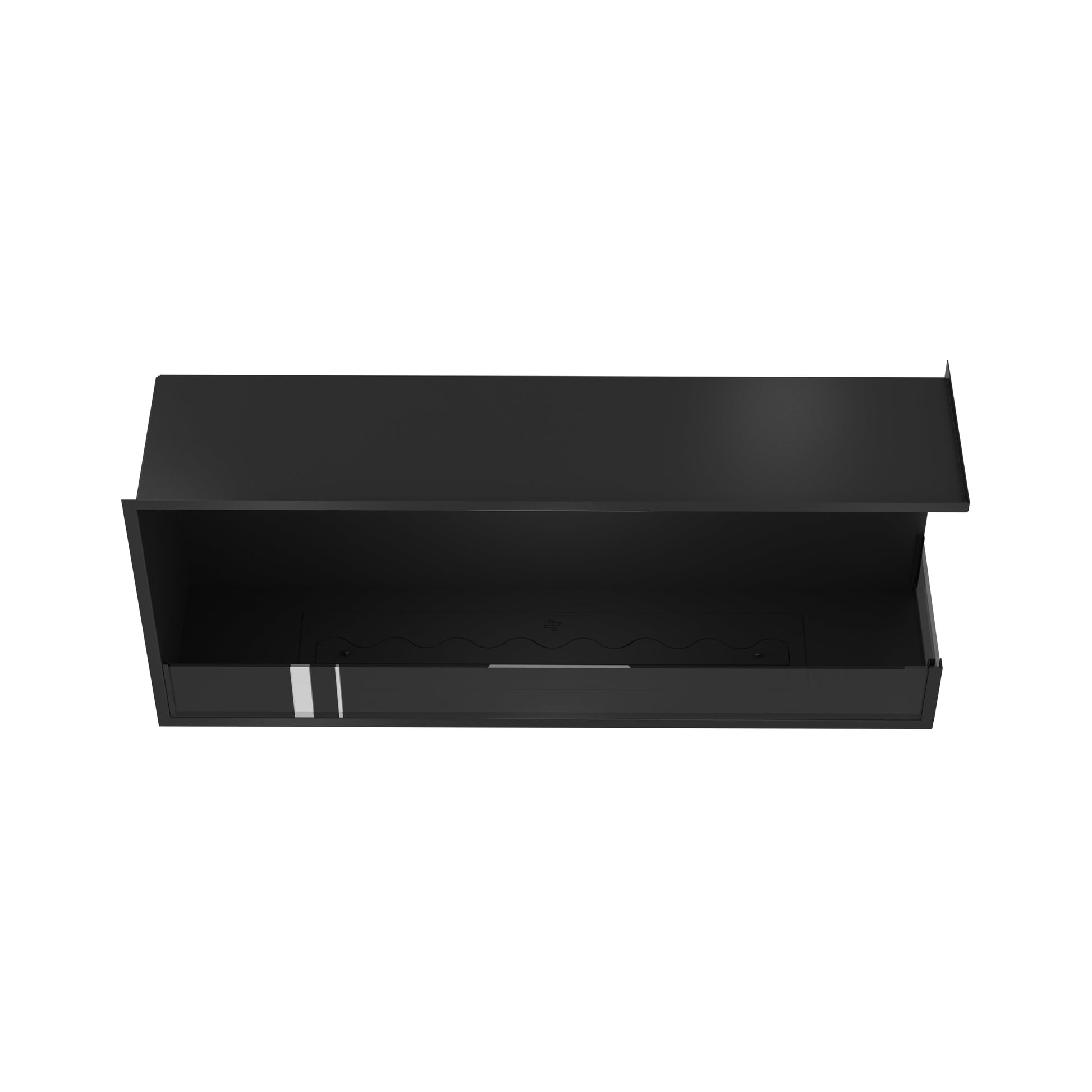 Base Right Built-in Corner Fireplace 120 cm