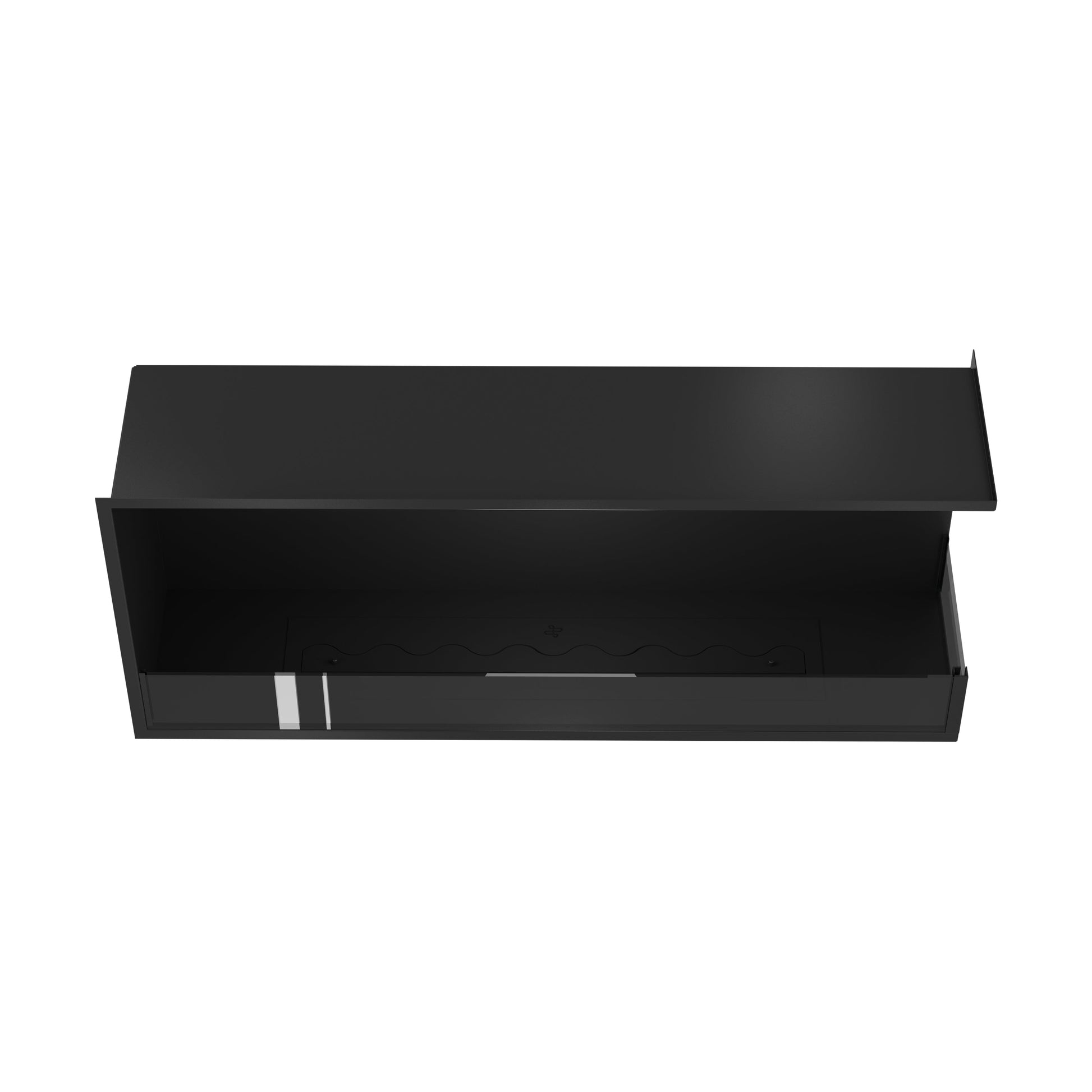 Base Right Built-in Corner Fireplace 130 cm