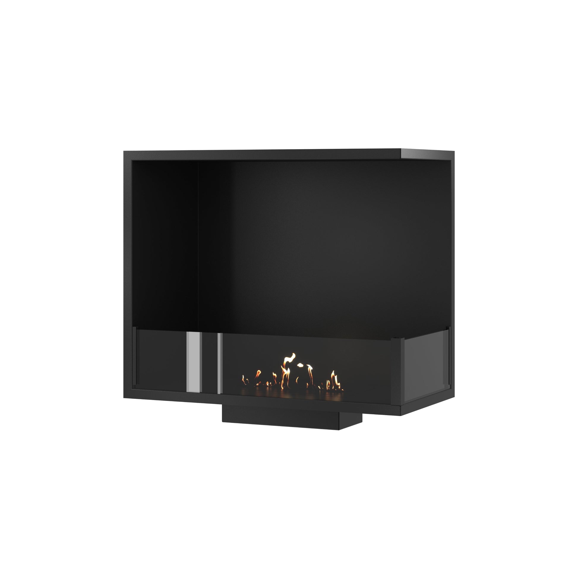 Base Right Built-in Corner Fireplace 60 cm