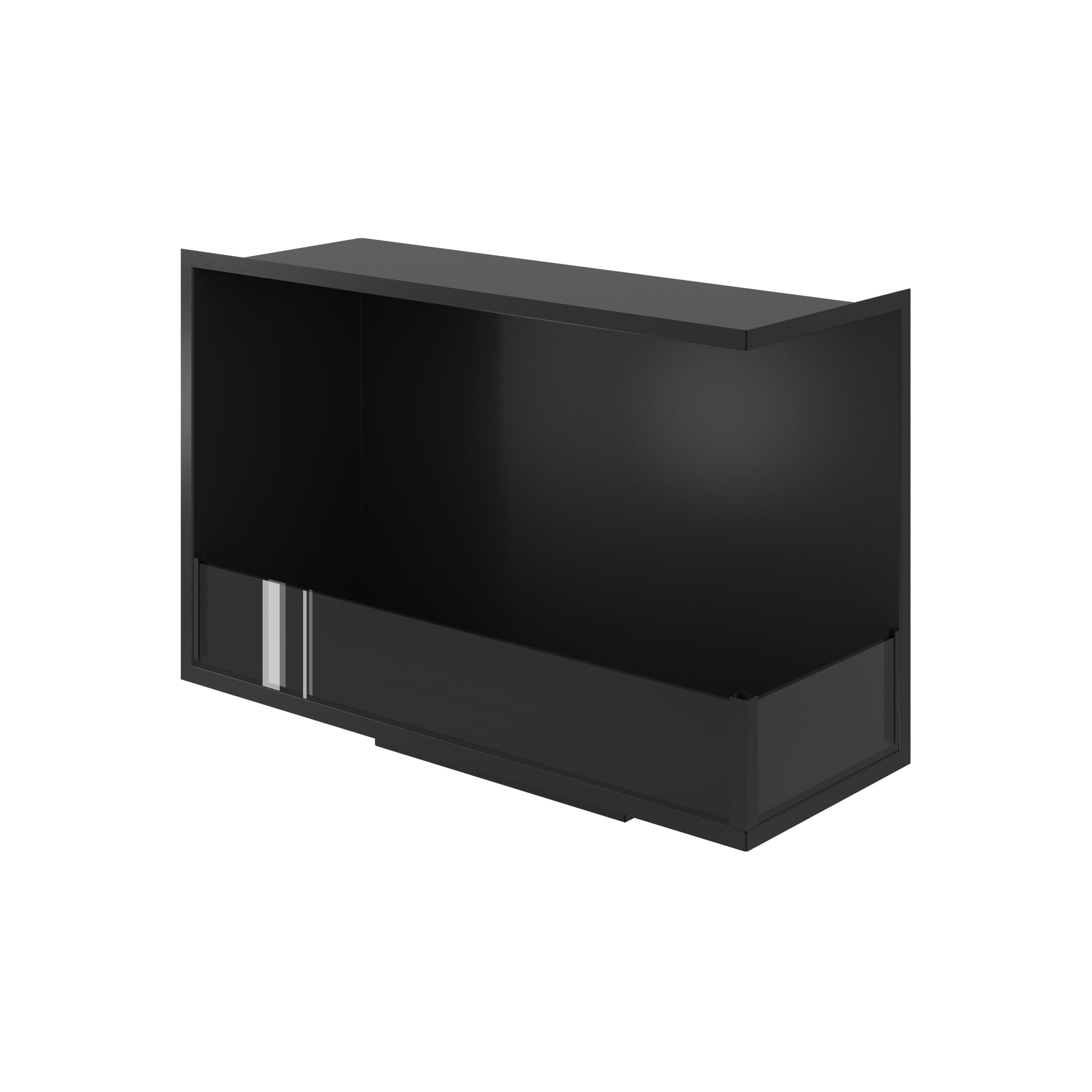 Base Right Built-in Corner Fireplace 80 cm