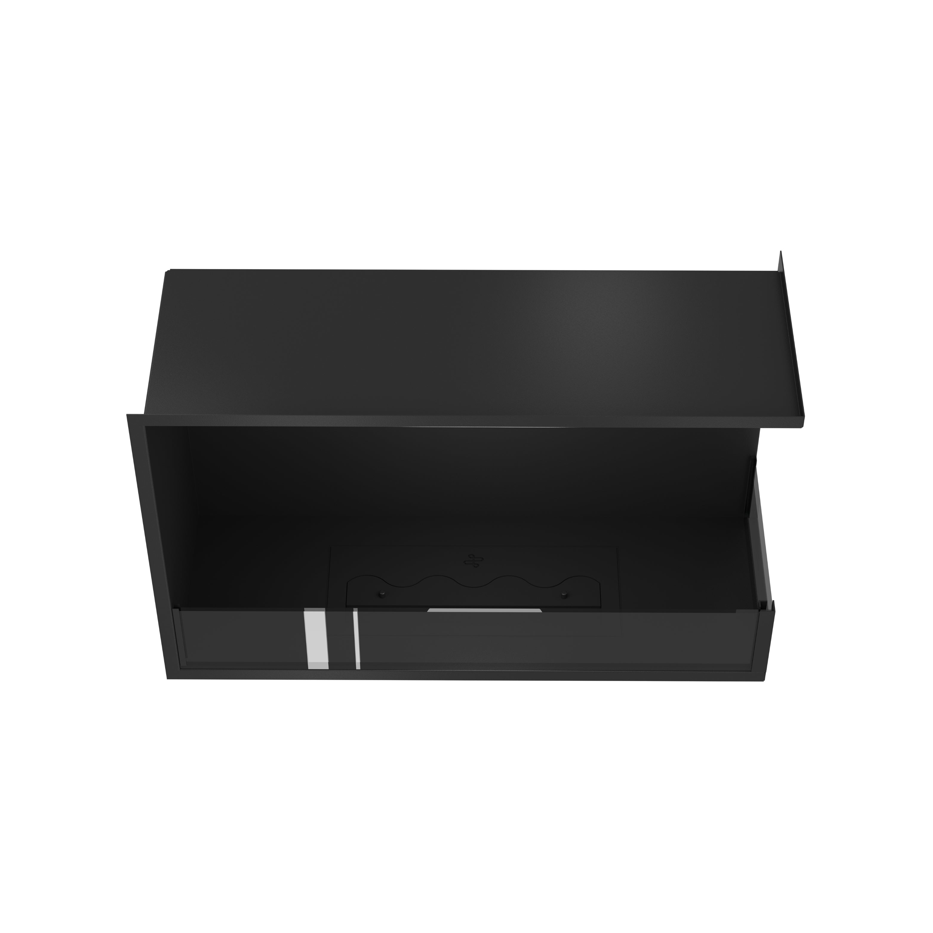 Image of Base Right Built-in Corner Fireplace 90 cm