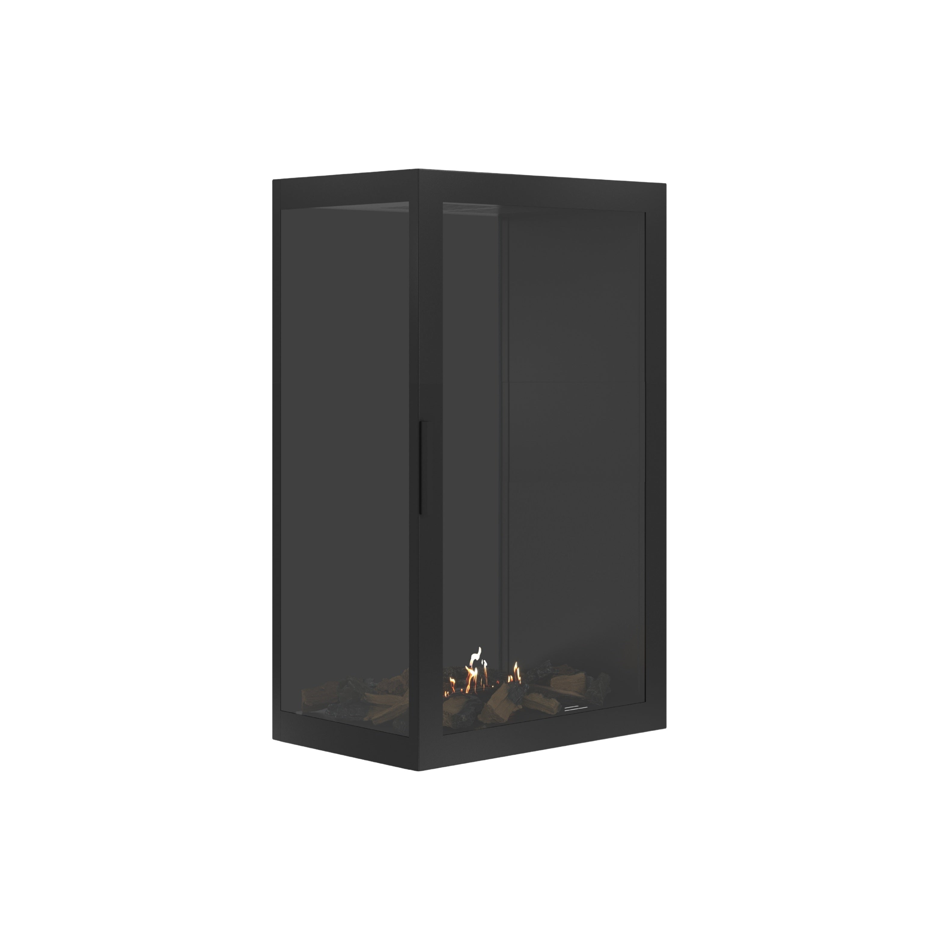 Image of Base Vertical Corner Left Full Glass 60 x 100 cm