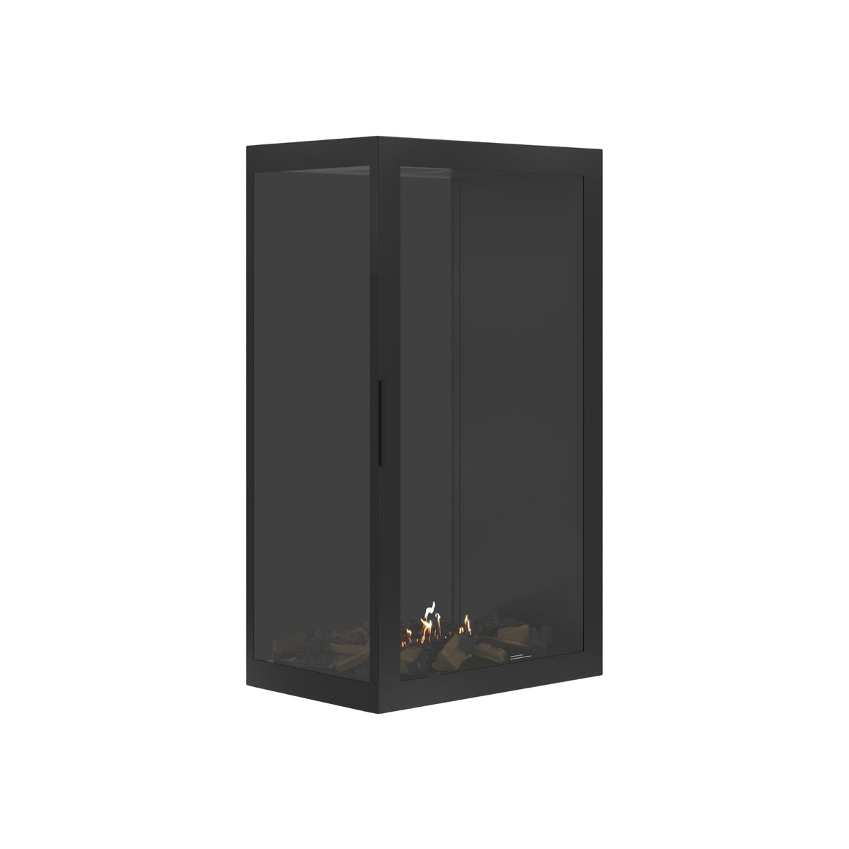 Base Vertical Corner Left Full Glass 60 x 120 cm