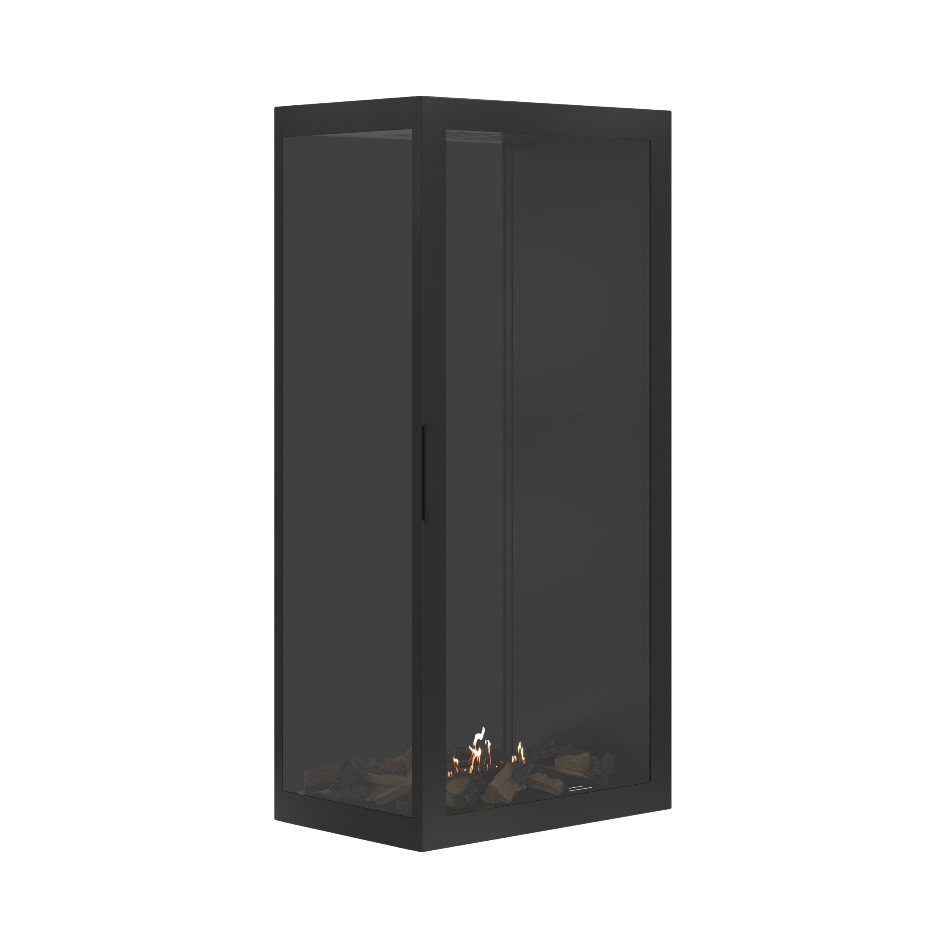 Image of Base Vertical Corner Left Full Glass 60 x 160 cm