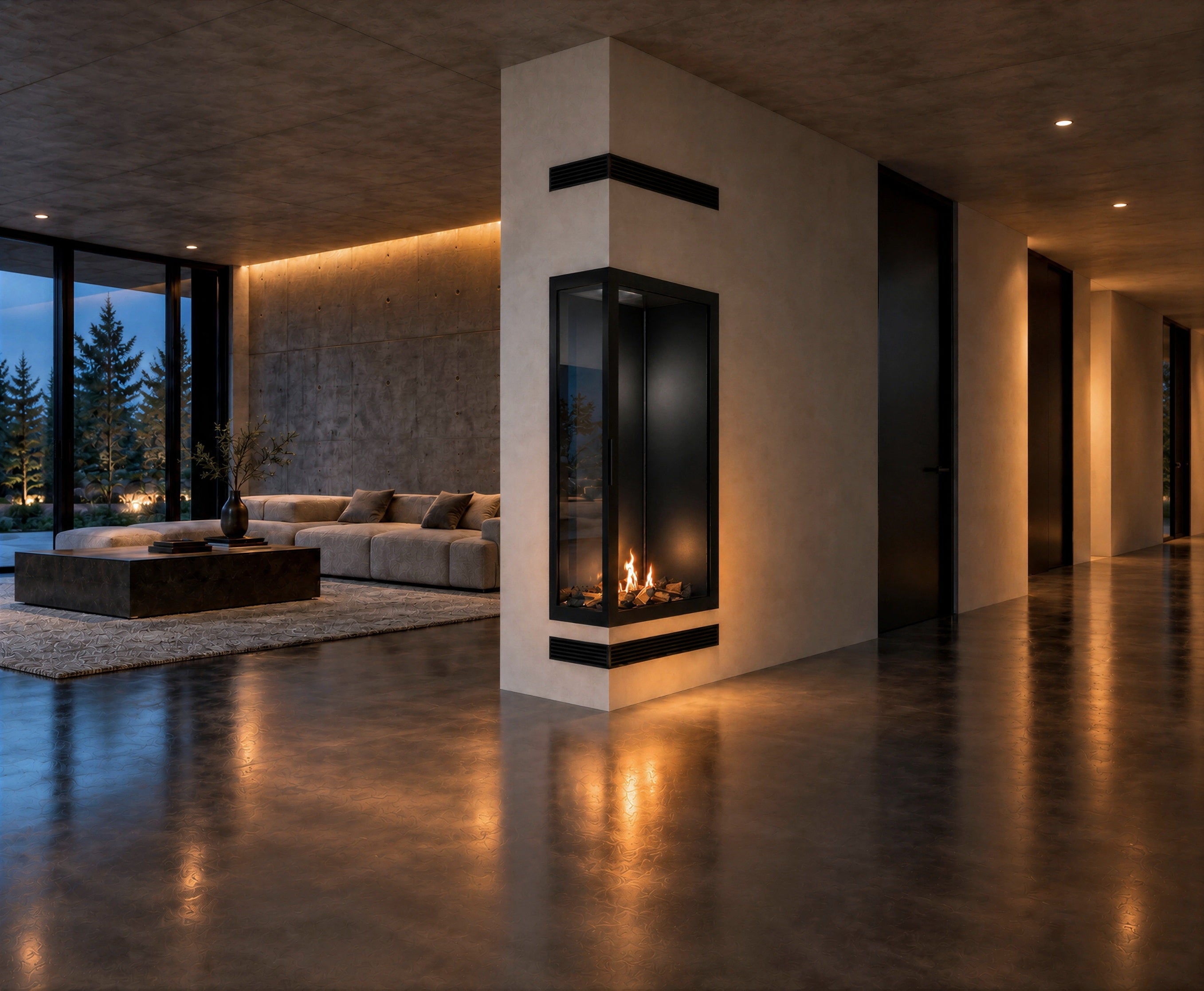 Image of Base Vertical Corner Left  Full Glass 60 x 180 cm