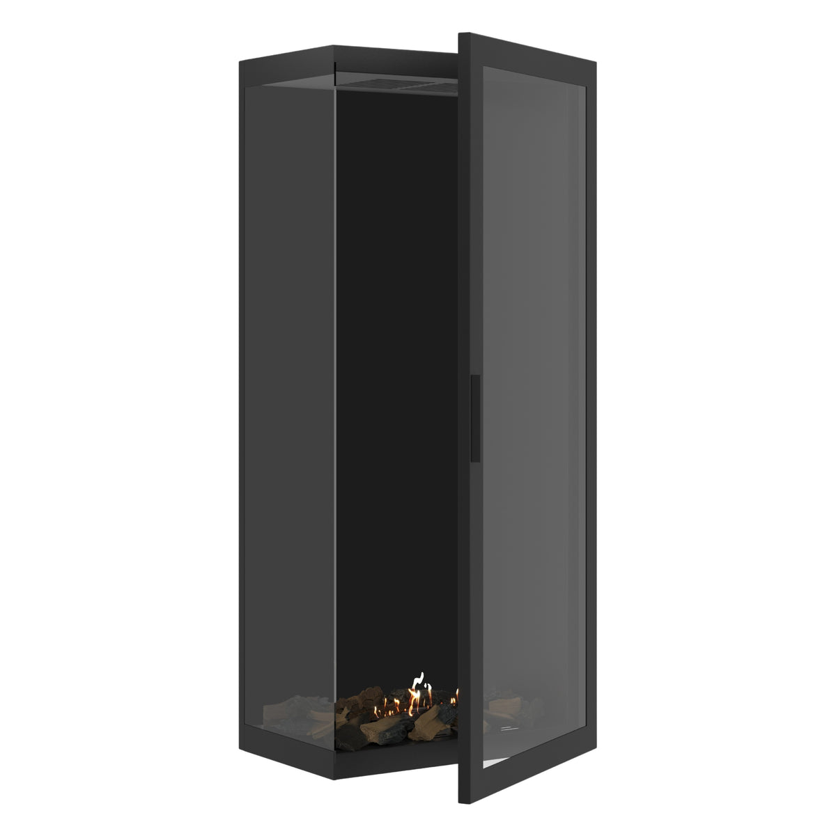 Base Vertical Corner Left  Full Glass 60 x 180 cm
