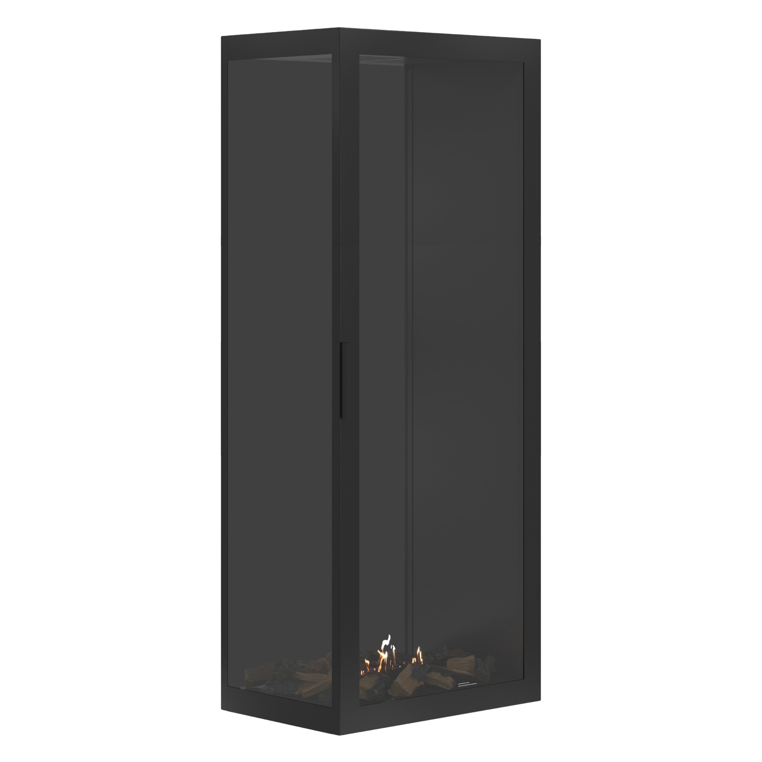 Image of Base Vertical Corner Left Full Glass 60 x 200 cm