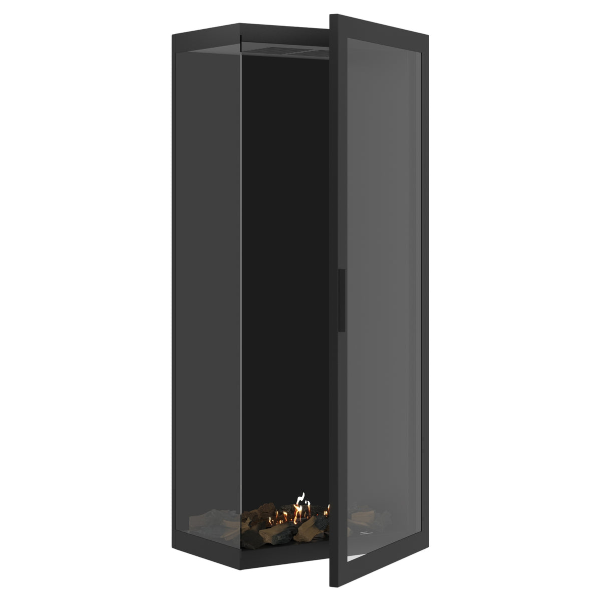 Base Vertical Corner Left Full Glass 60 x 200 cm