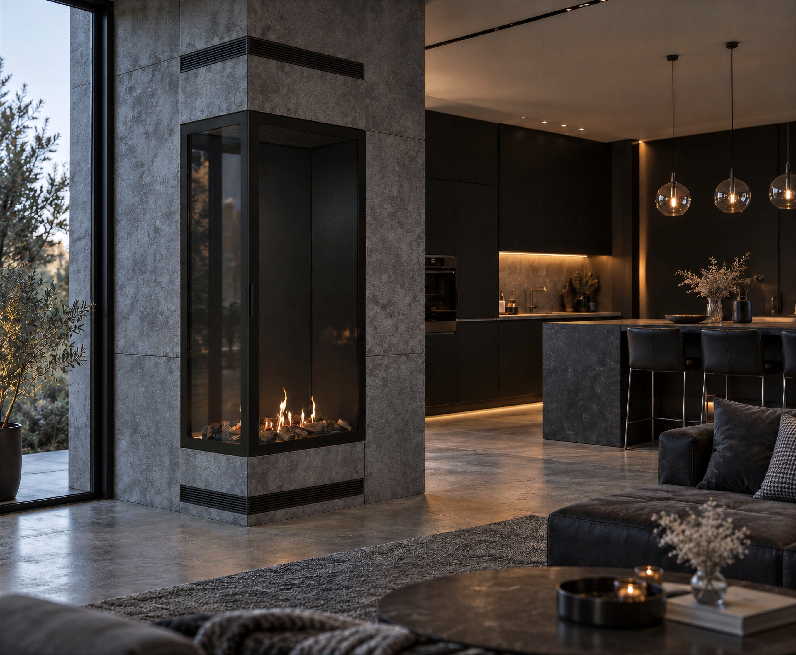 Bio ethanol fireplaces without a flue or chimney - Wild Flame