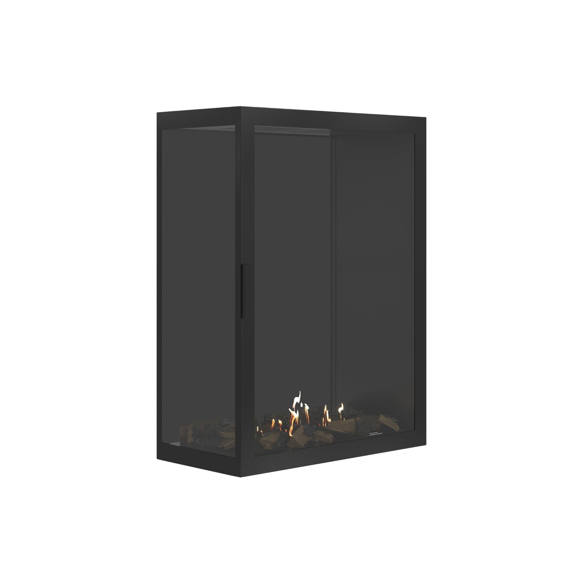 Base Vertical Corner Left Full Glass 80 x 100 cm