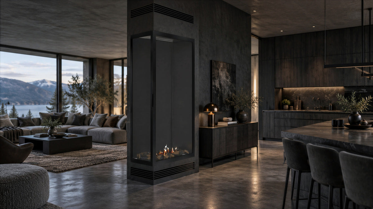 Base Vertical Corner Left Full Glass 80 x 100 cm