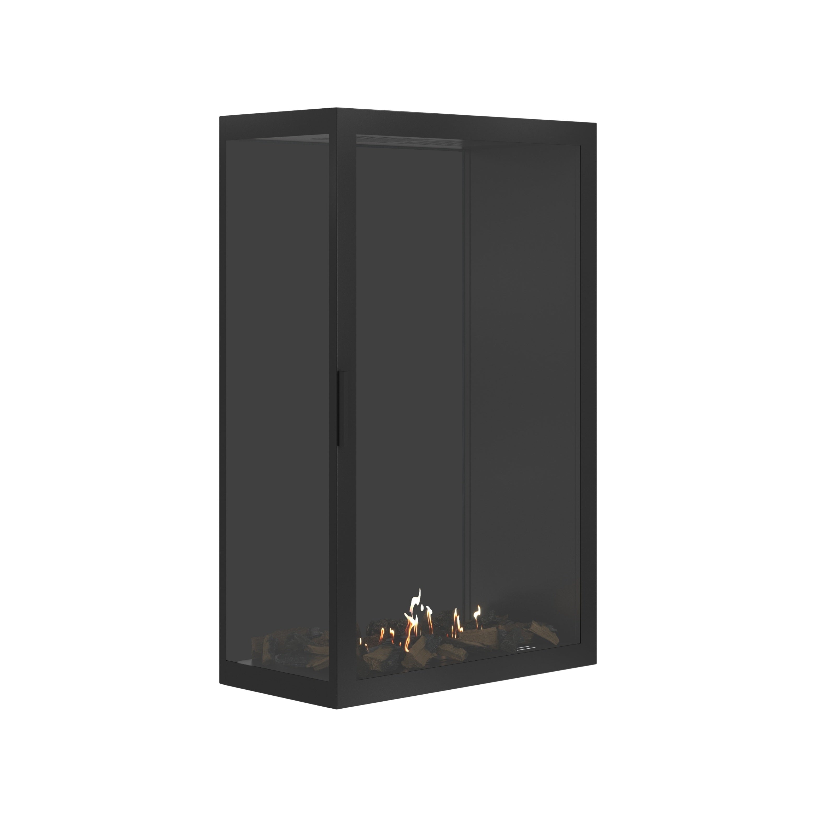 Image of Base Vertical Corner Left Full Glass 80 x 140 cm