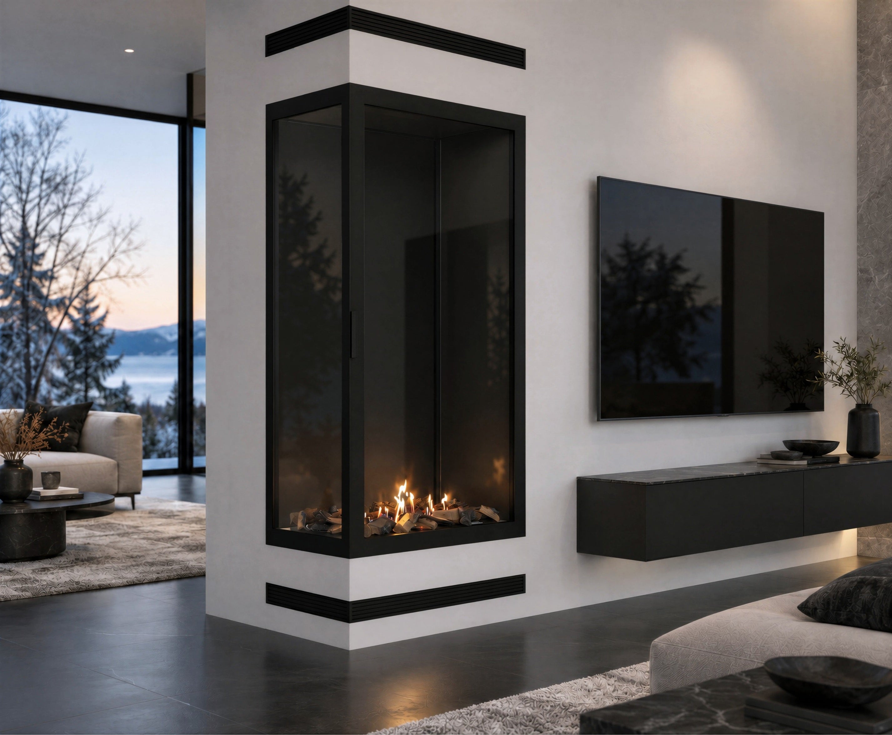 Bio ethanol fireplaces without a flue or chimney - Wild Flame
