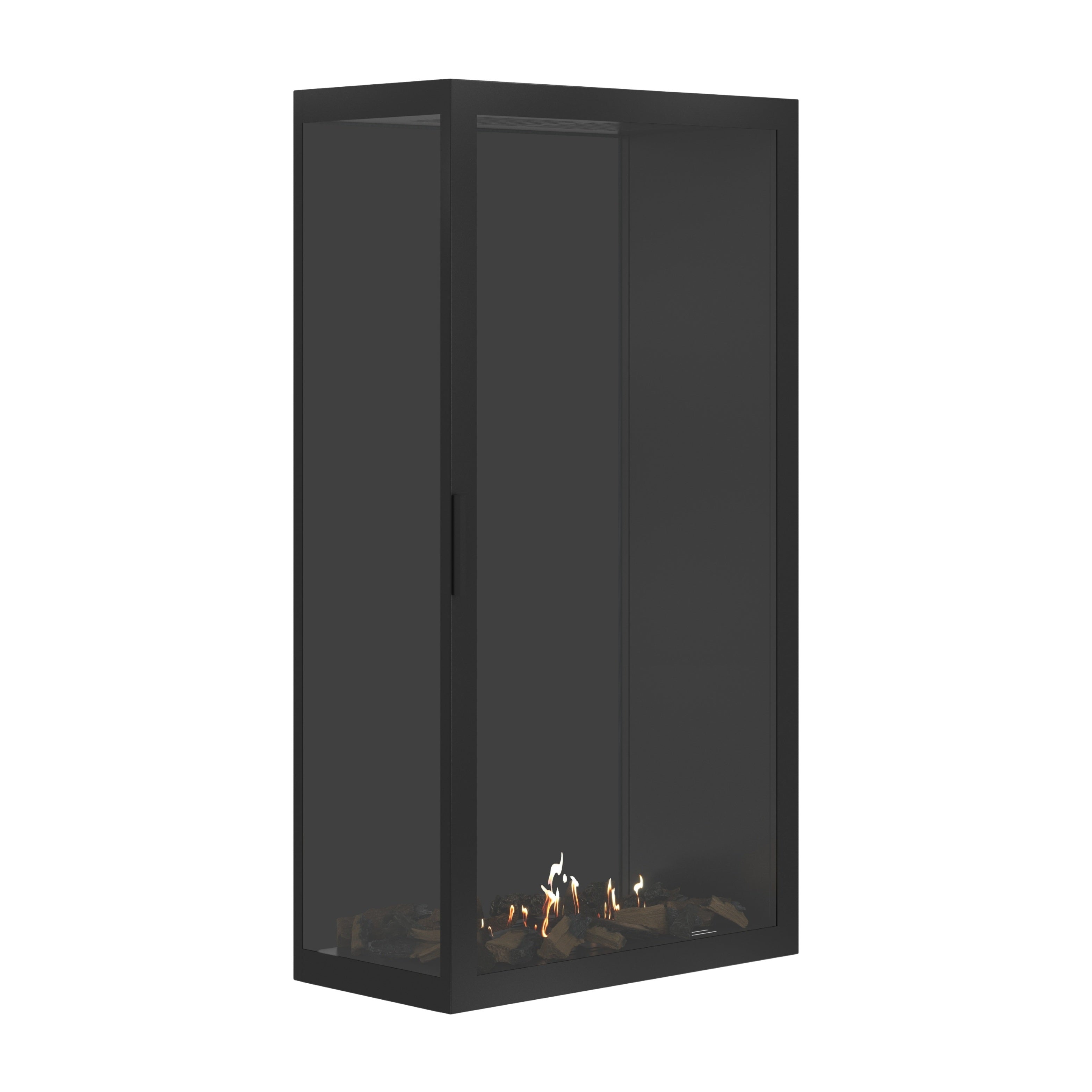 Image of Base Vertical Corner Left Full Glass 80 x 180 cm
