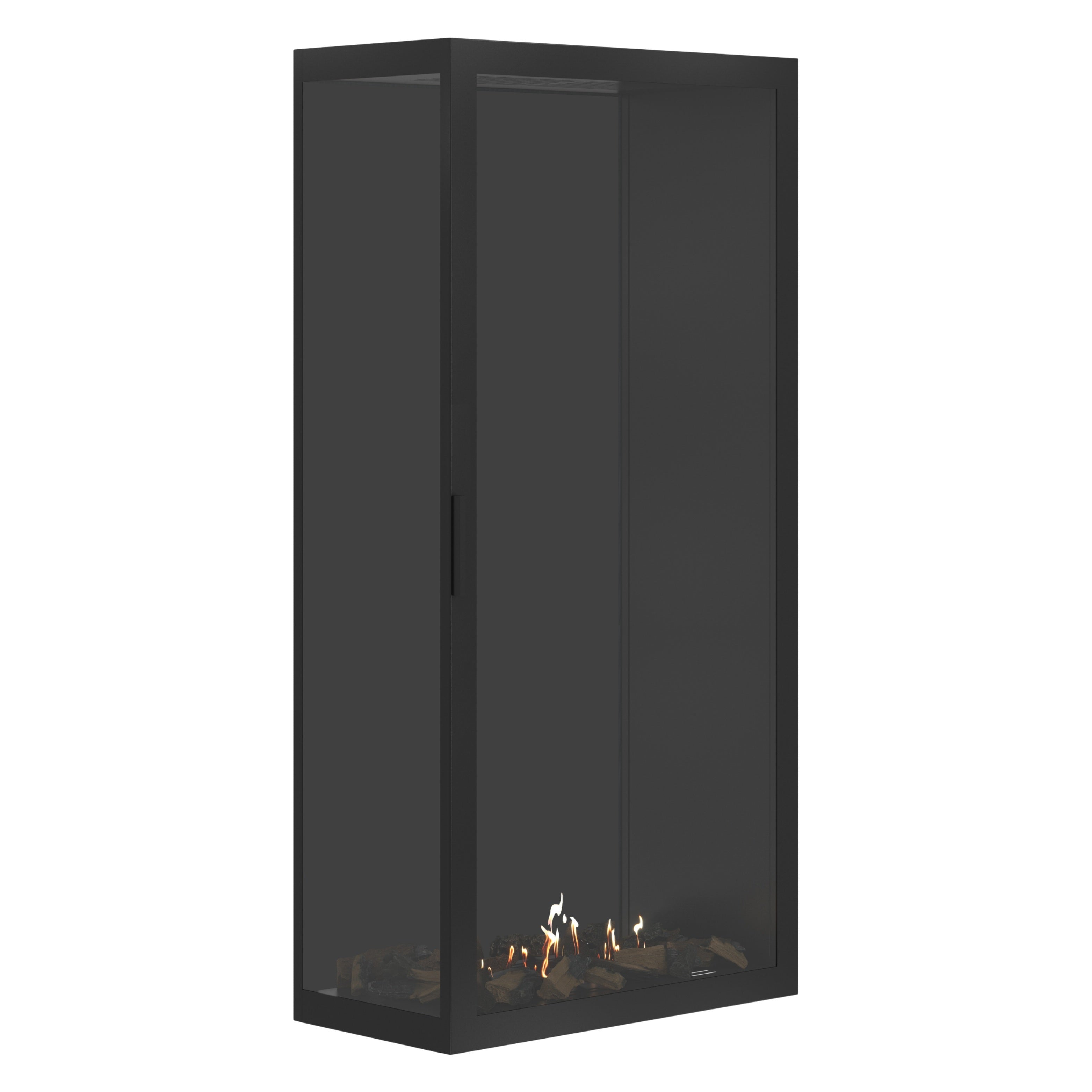 Image of Base Vertical Corner Left Full Glass 80 x 200 cm