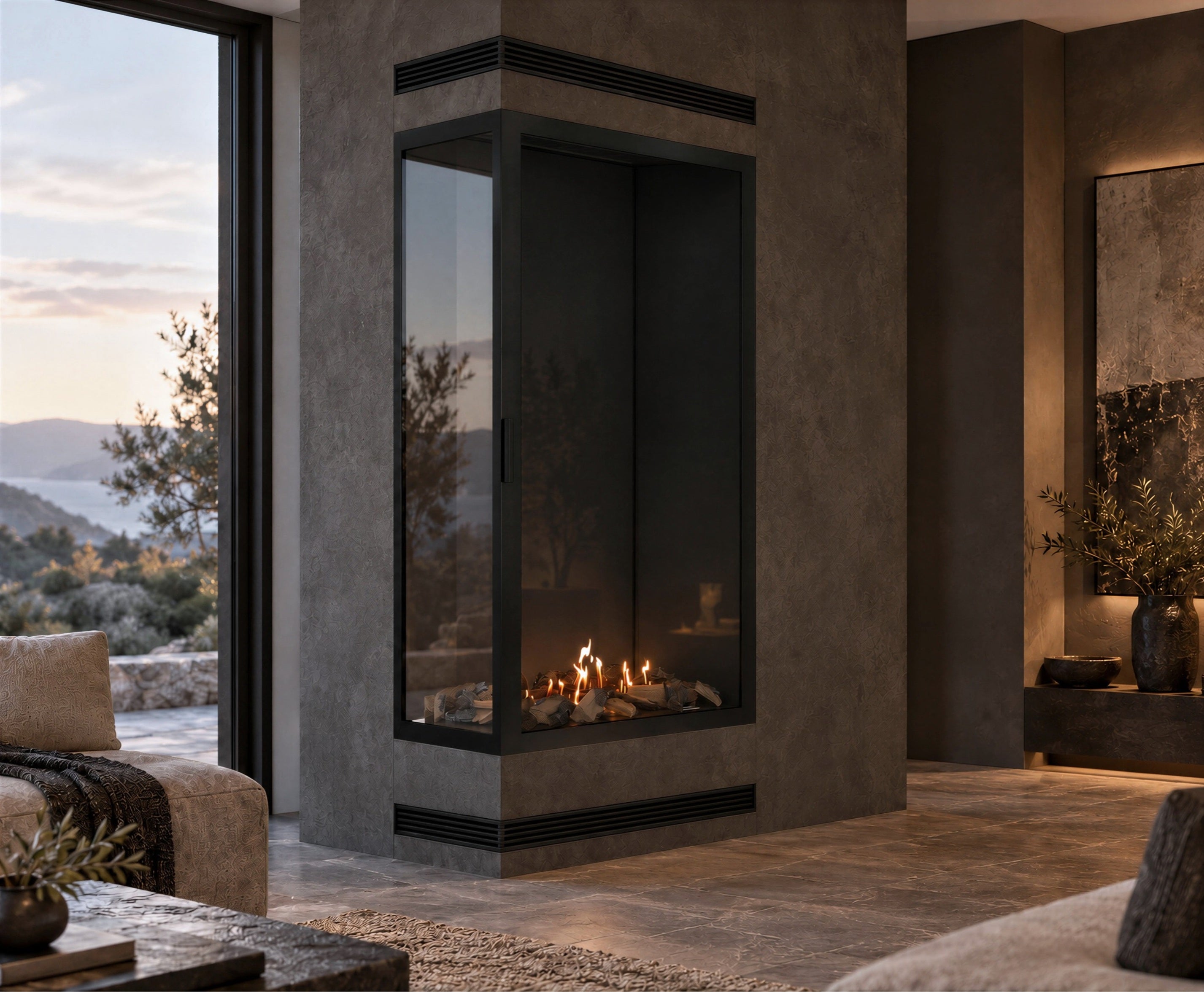 Bio ethanol fireplaces without a flue or chimney - Wild Flame