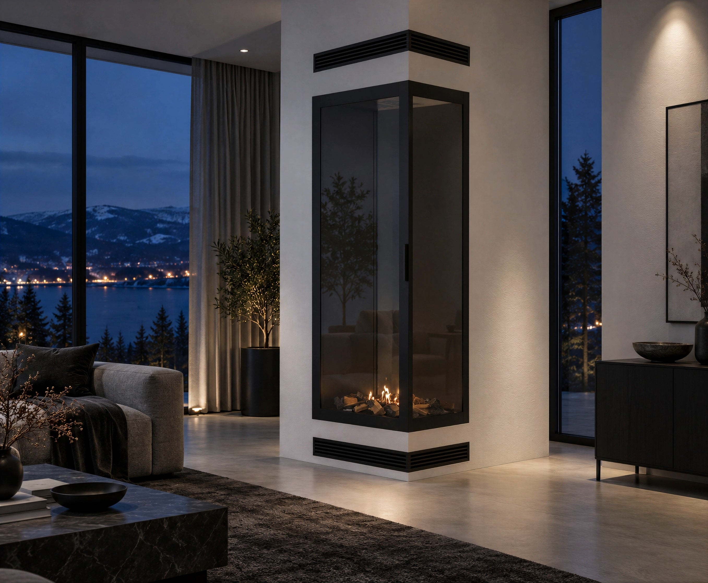 Bio ethanol fireplaces without a flue or chimney - Wild Flame