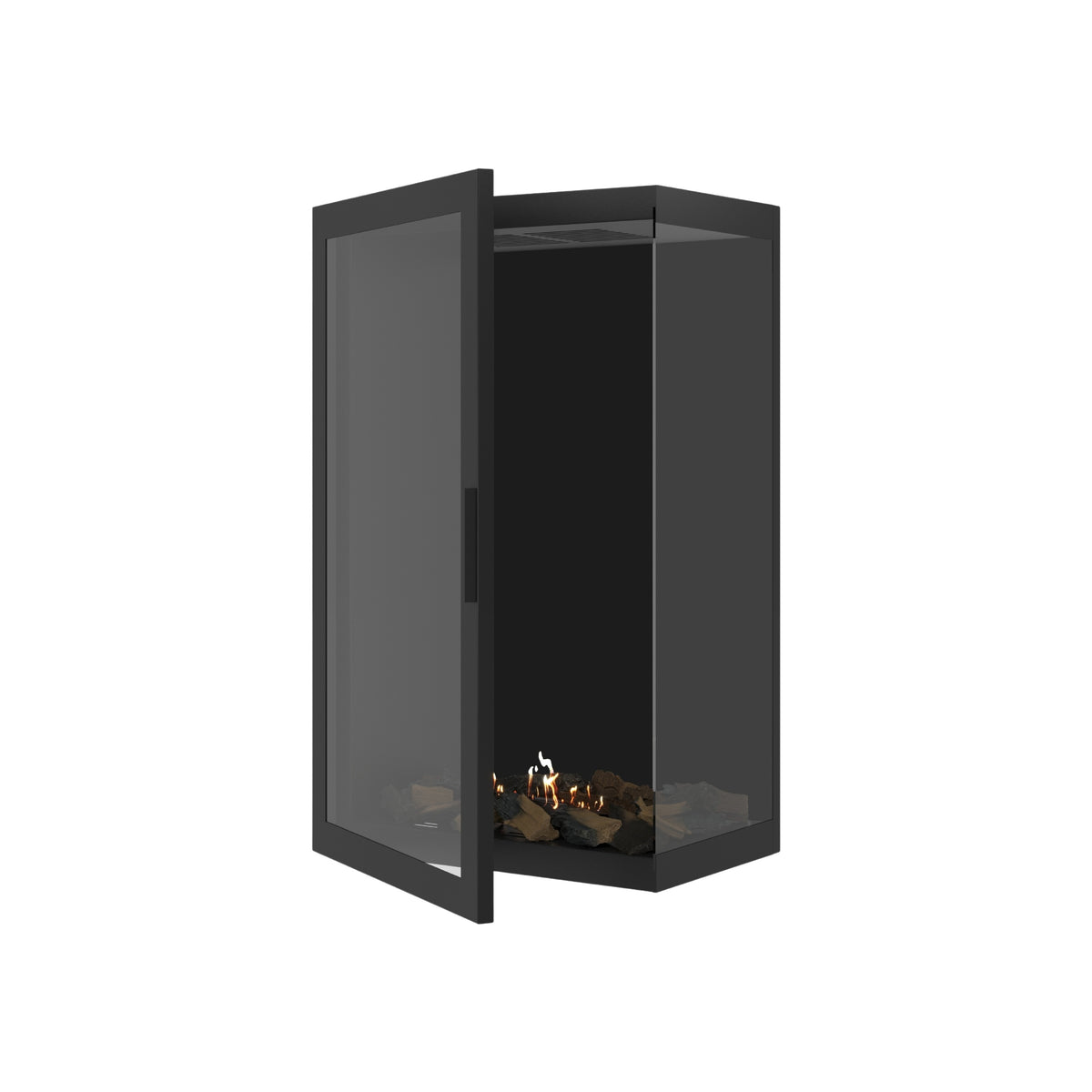 Base Vertical Corner Right Full Glass 60 x 100 cm