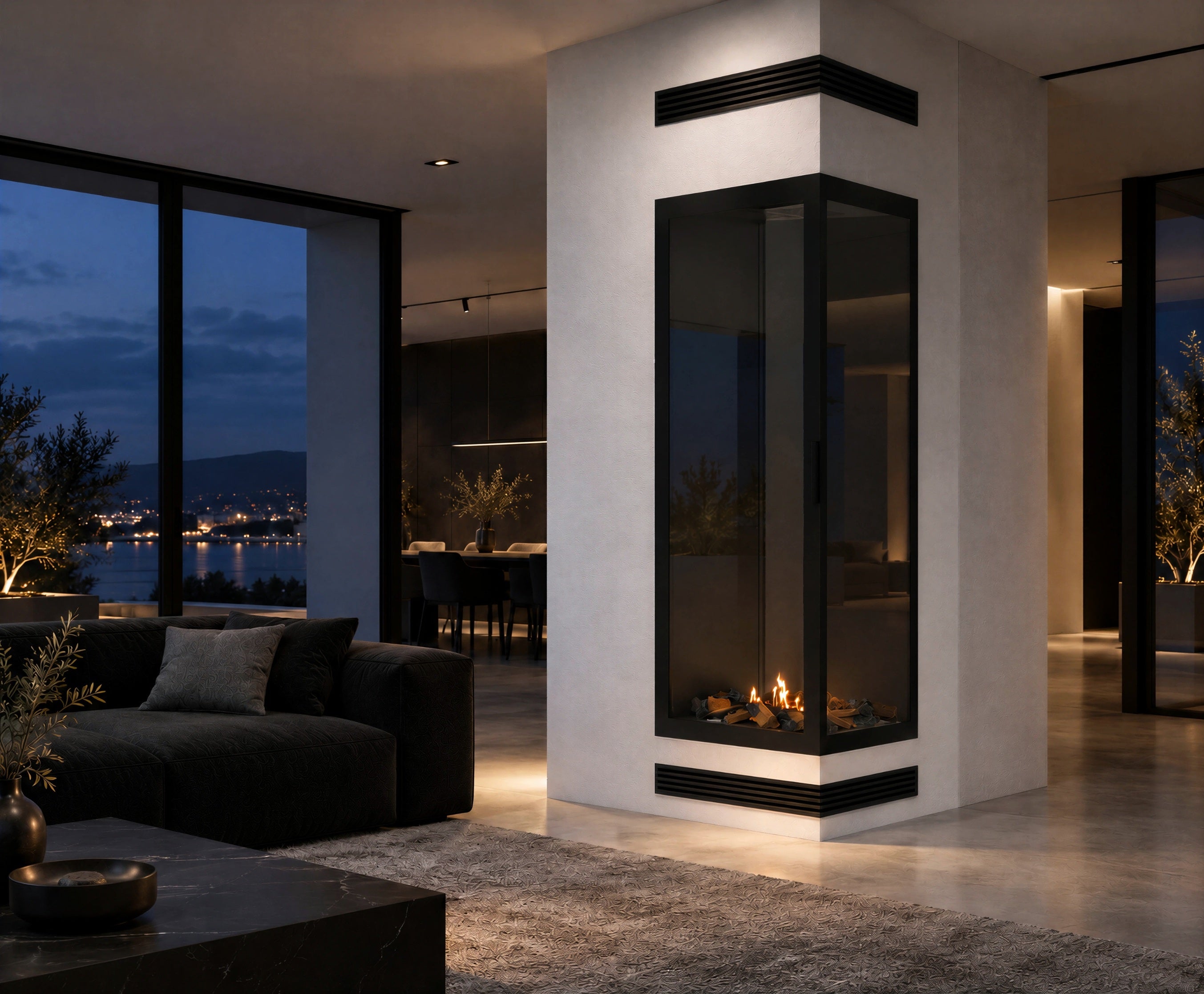 Bio ethanol fireplaces without a flue or chimney - Wild Flame