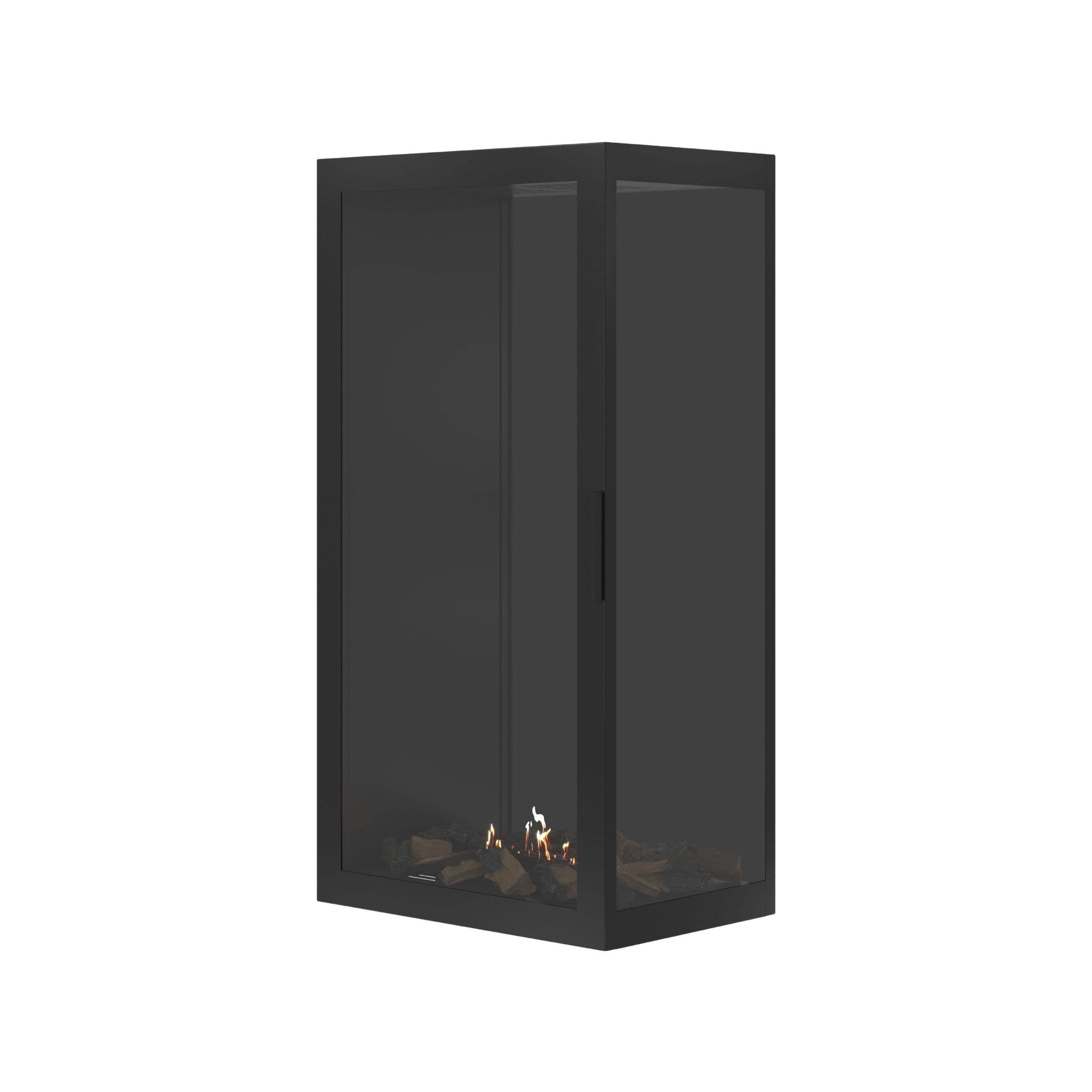 Image of Base Vertical Corner Right Full Glass 60 x 140 cm