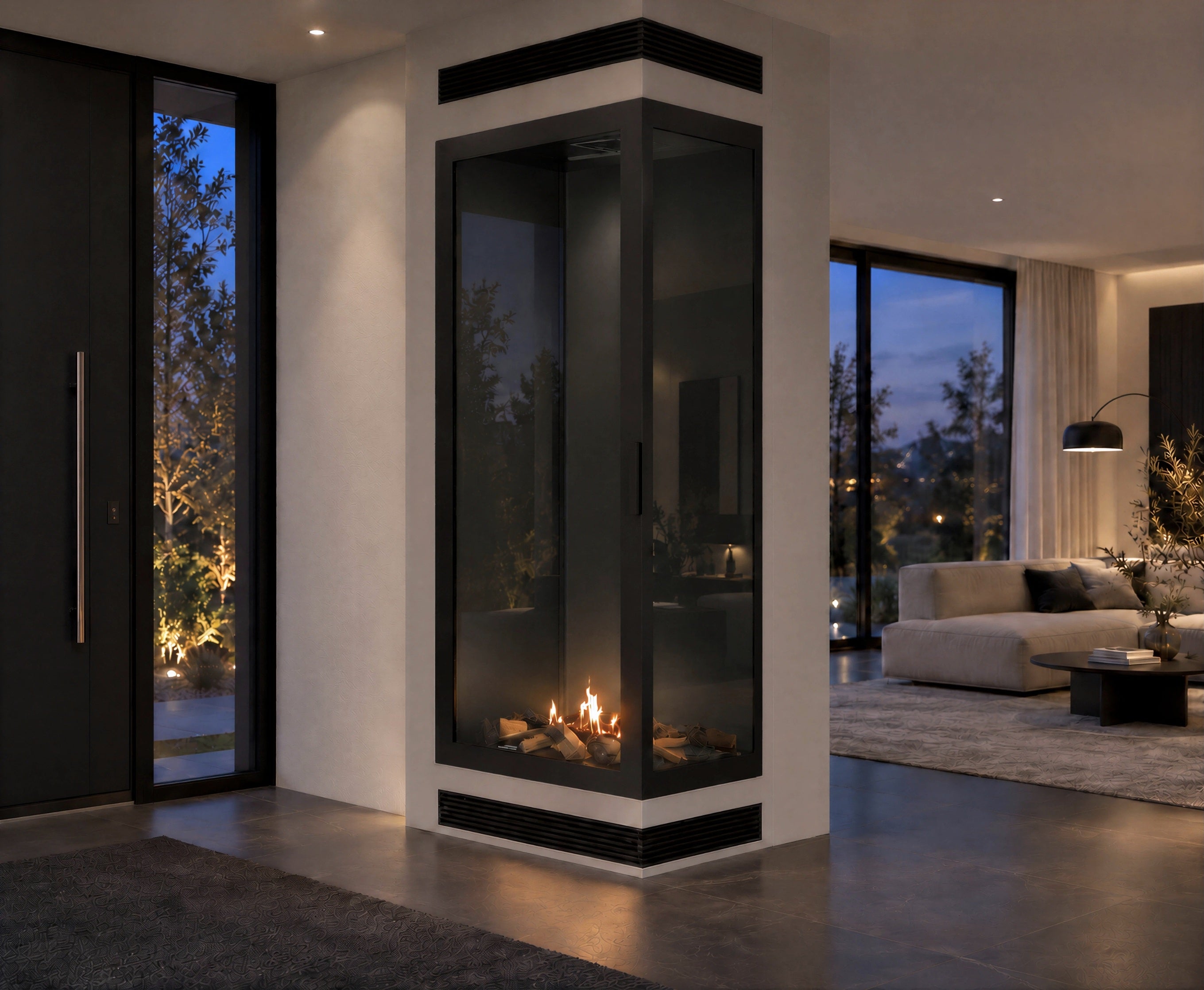 Bio ethanol fireplaces without a flue or chimney - Wild Flame