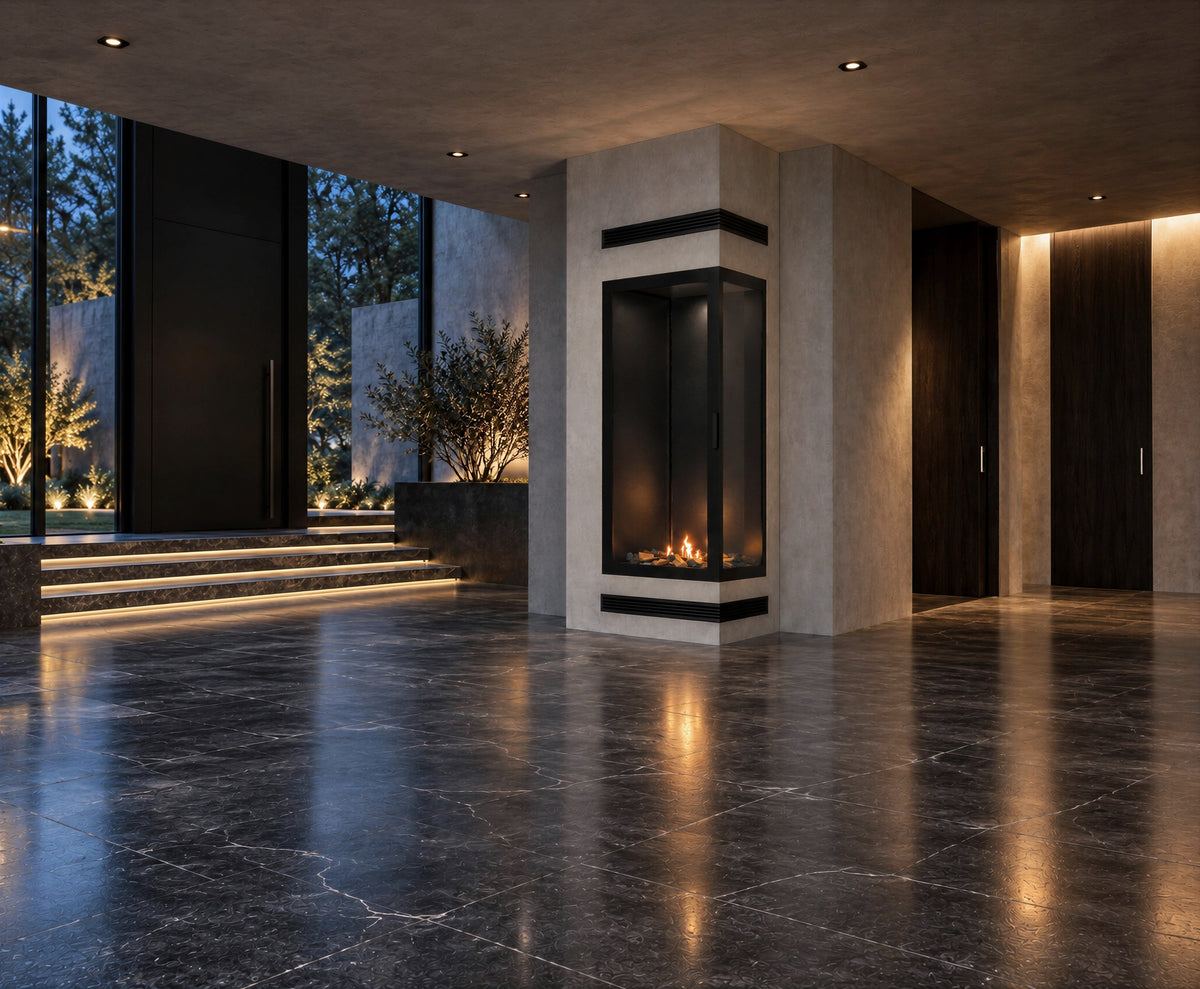 Base Vertical Corner Right Full Glass 60 x 180 cm