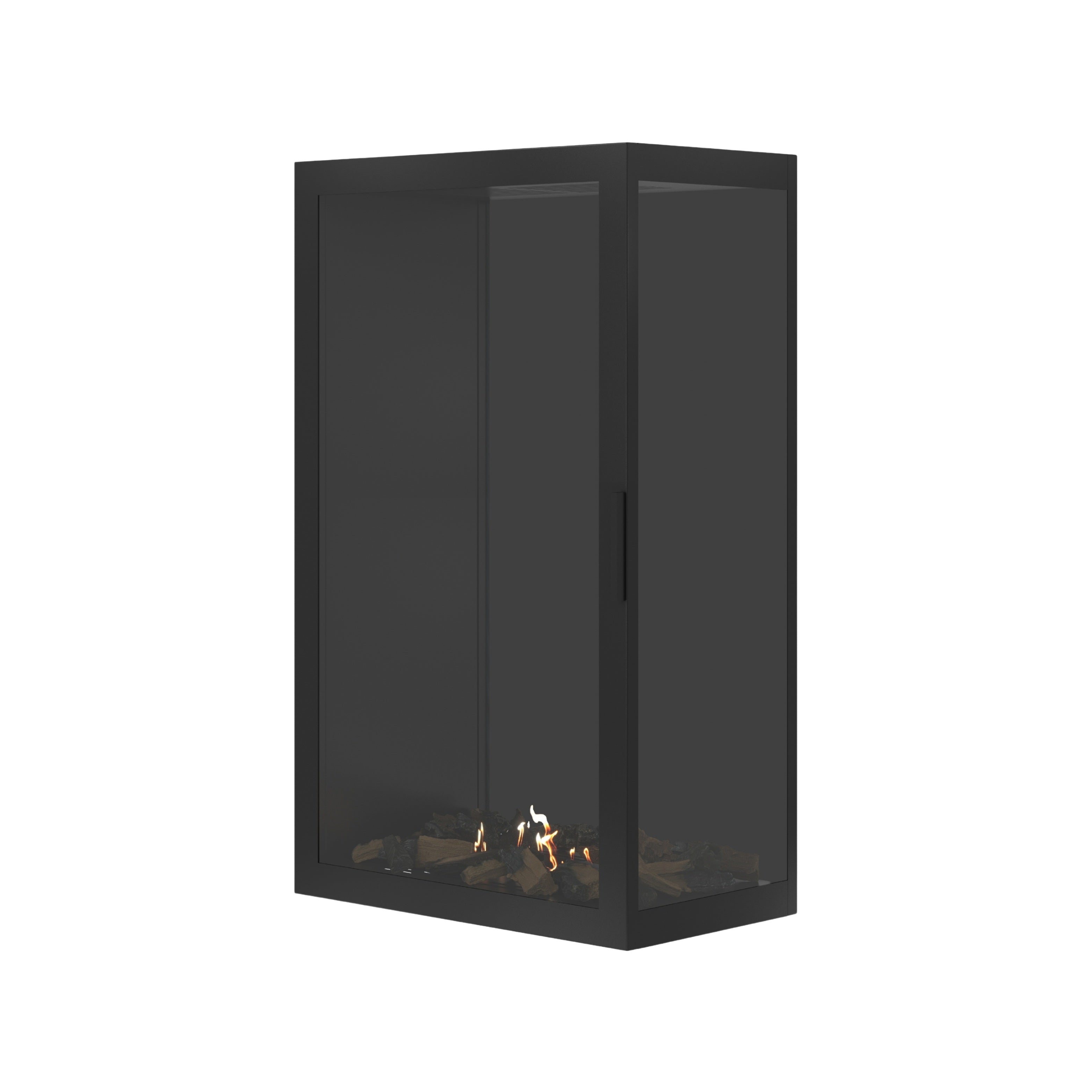 Image of Base Vertical Corner Right Full Glass 70 x 140 cm