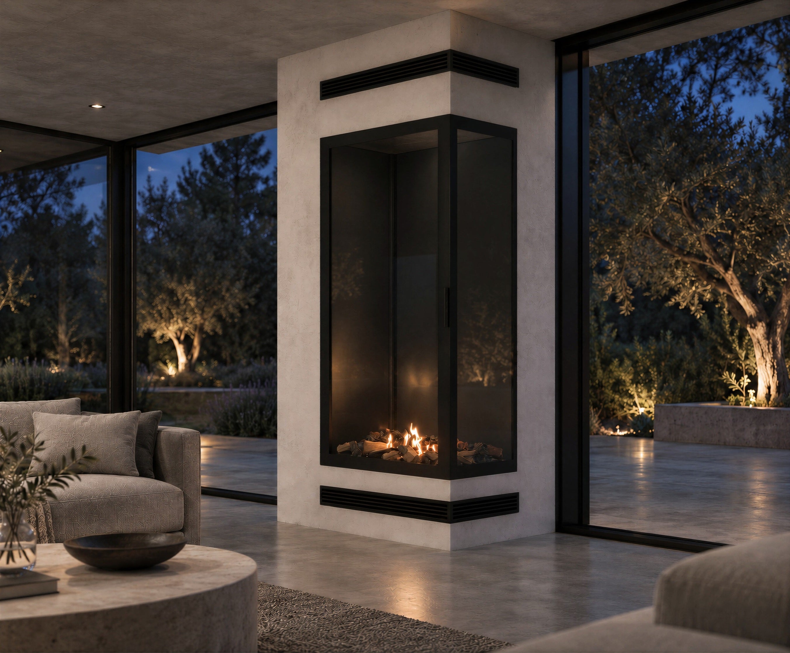 Bio ethanol fireplaces without a flue or chimney - Wild Flame