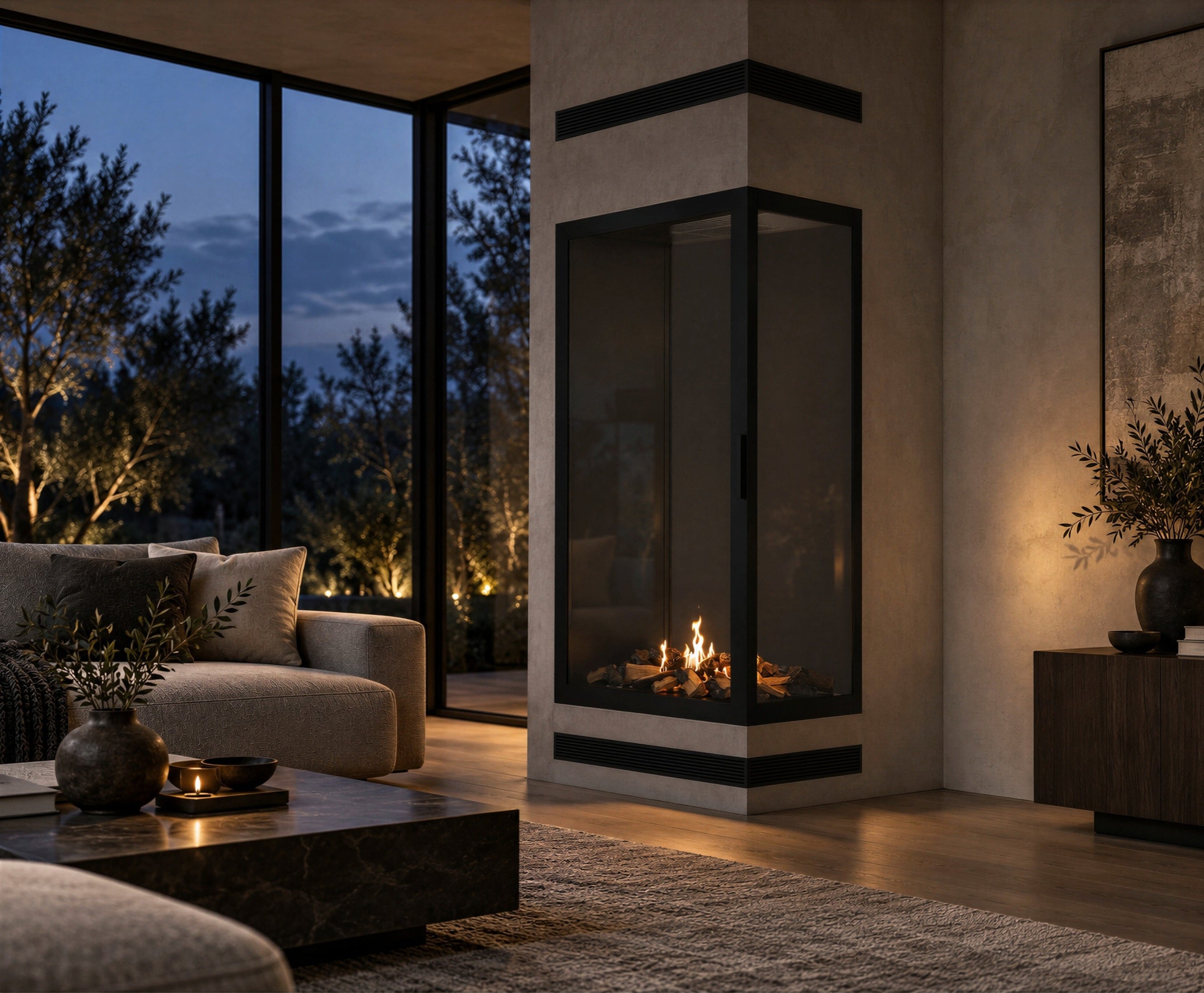 Bio ethanol fireplaces without a flue or chimney - Wild Flame