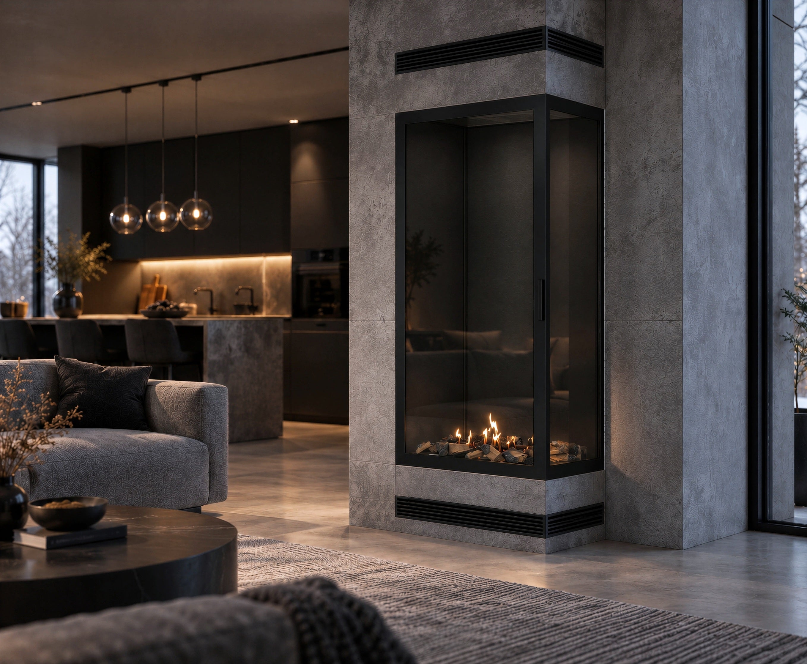 Bio ethanol fireplaces without a flue or chimney - Wild Flame