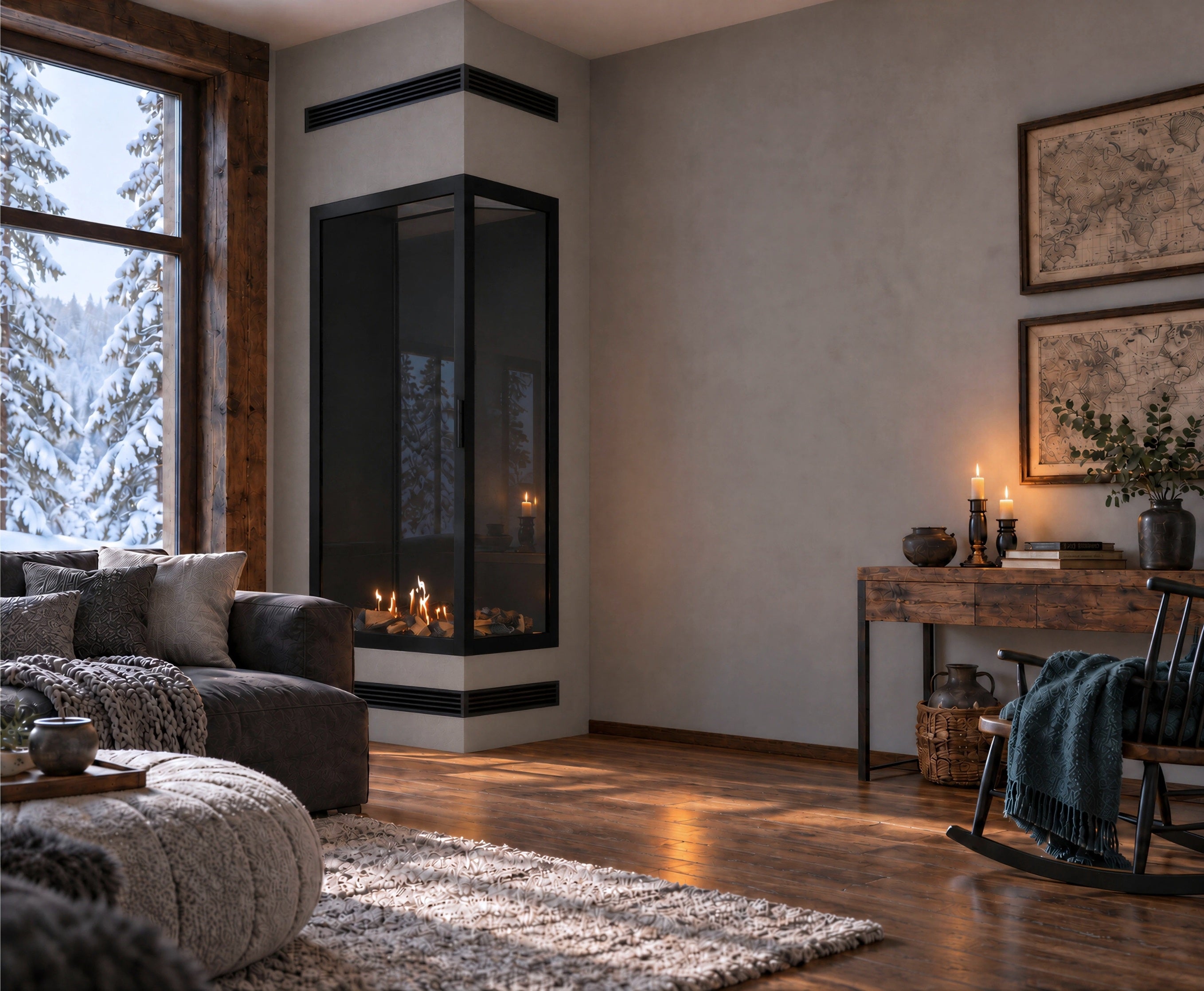Bio ethanol fireplaces without a flue or chimney - Wild Flame