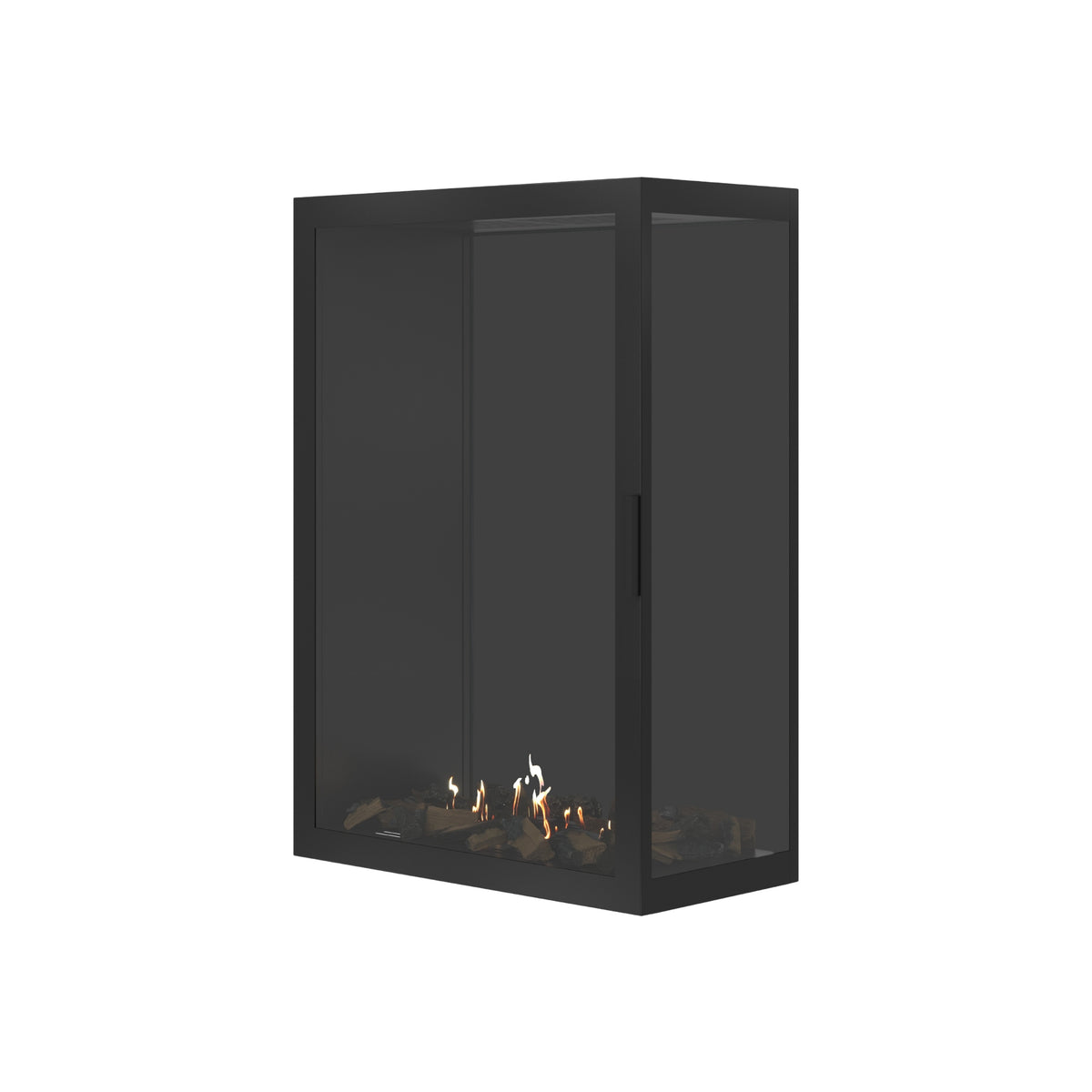 Base Vertical Corner Right Full Glass 80 x 120 cm