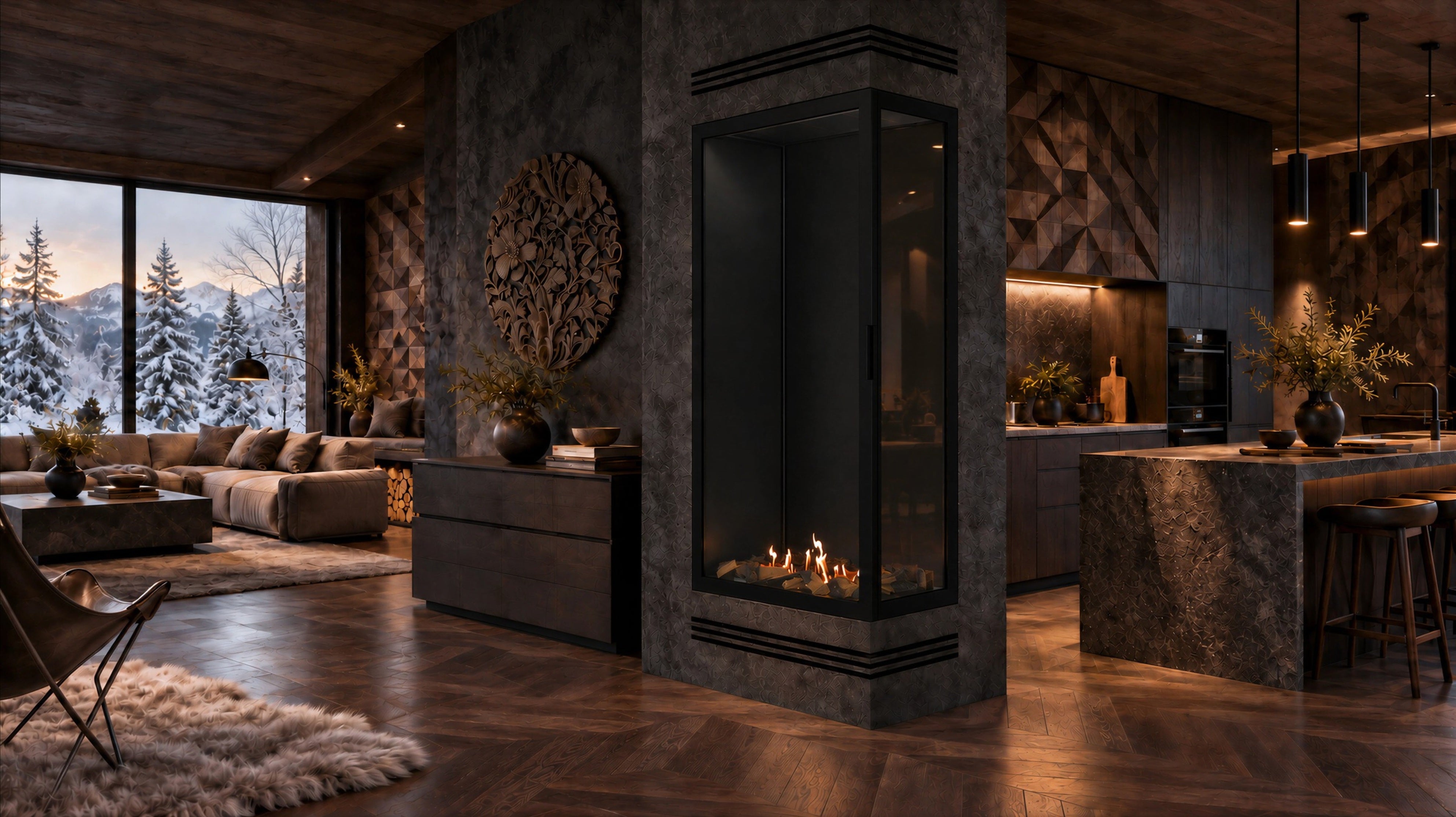Bio ethanol fireplaces without a flue or chimney - Wild Flame