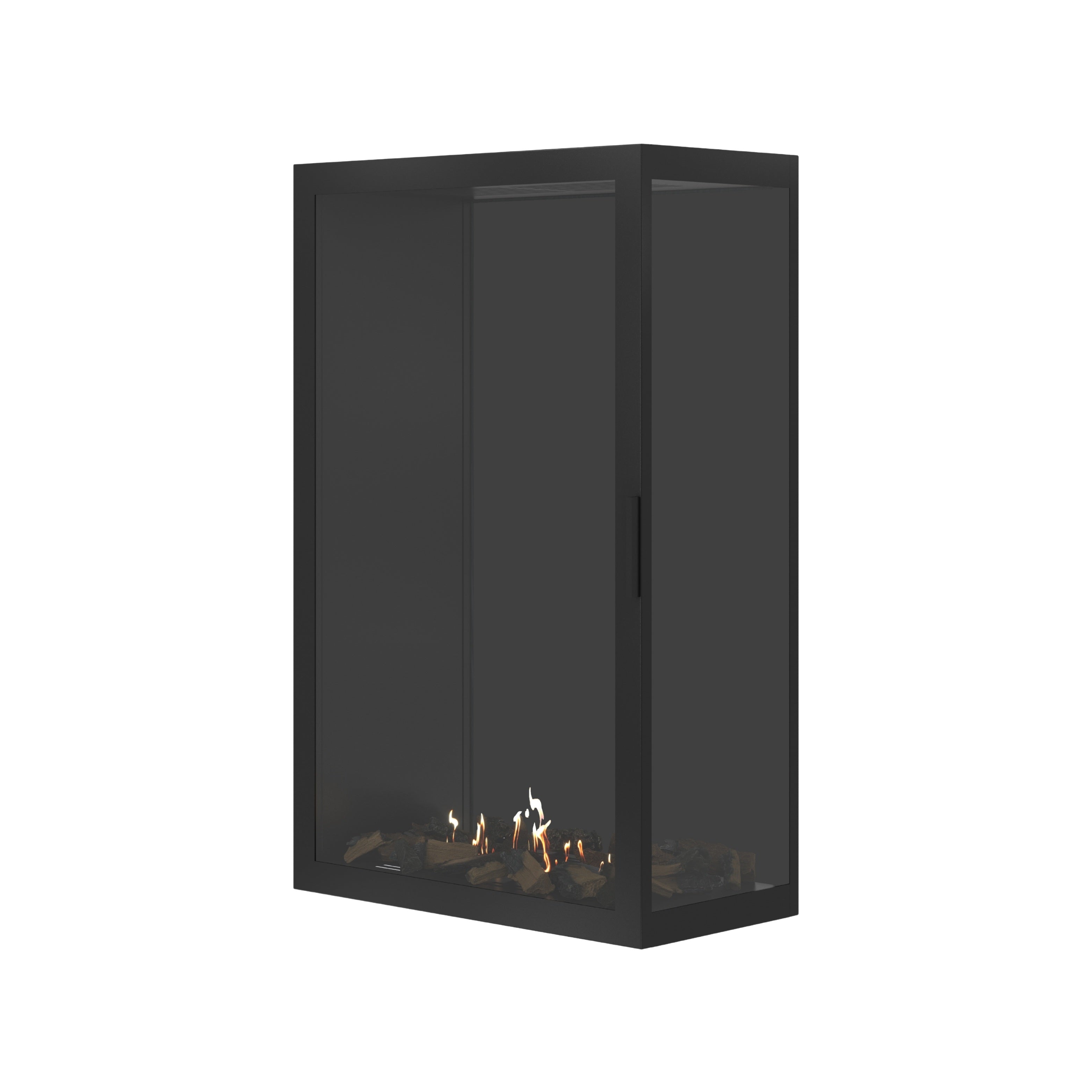 Image of Base Vertical Corner Right Full Glass 80 x 140 cm