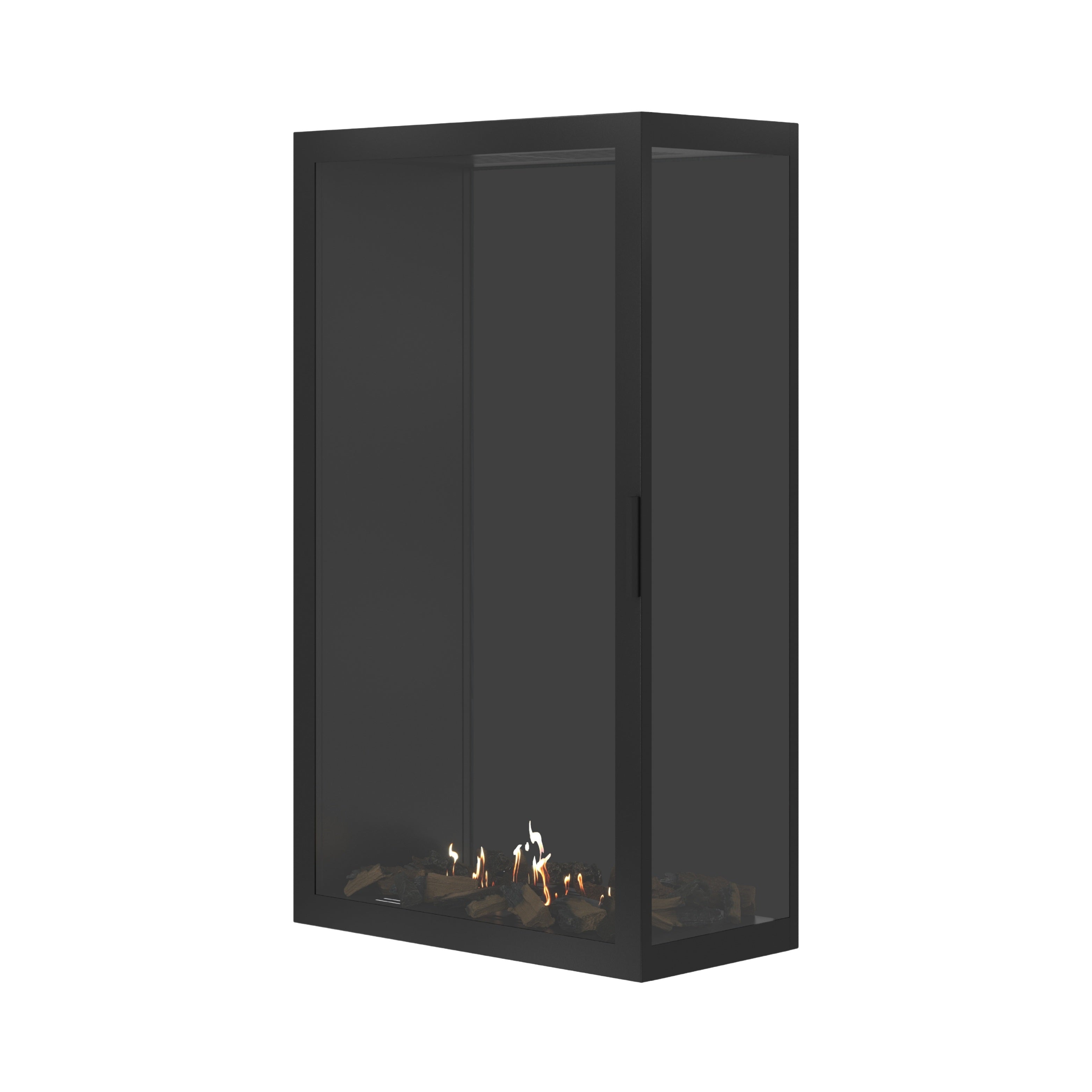 Image of Base Vertical Corner Right Full Glass 80 x 160 cm