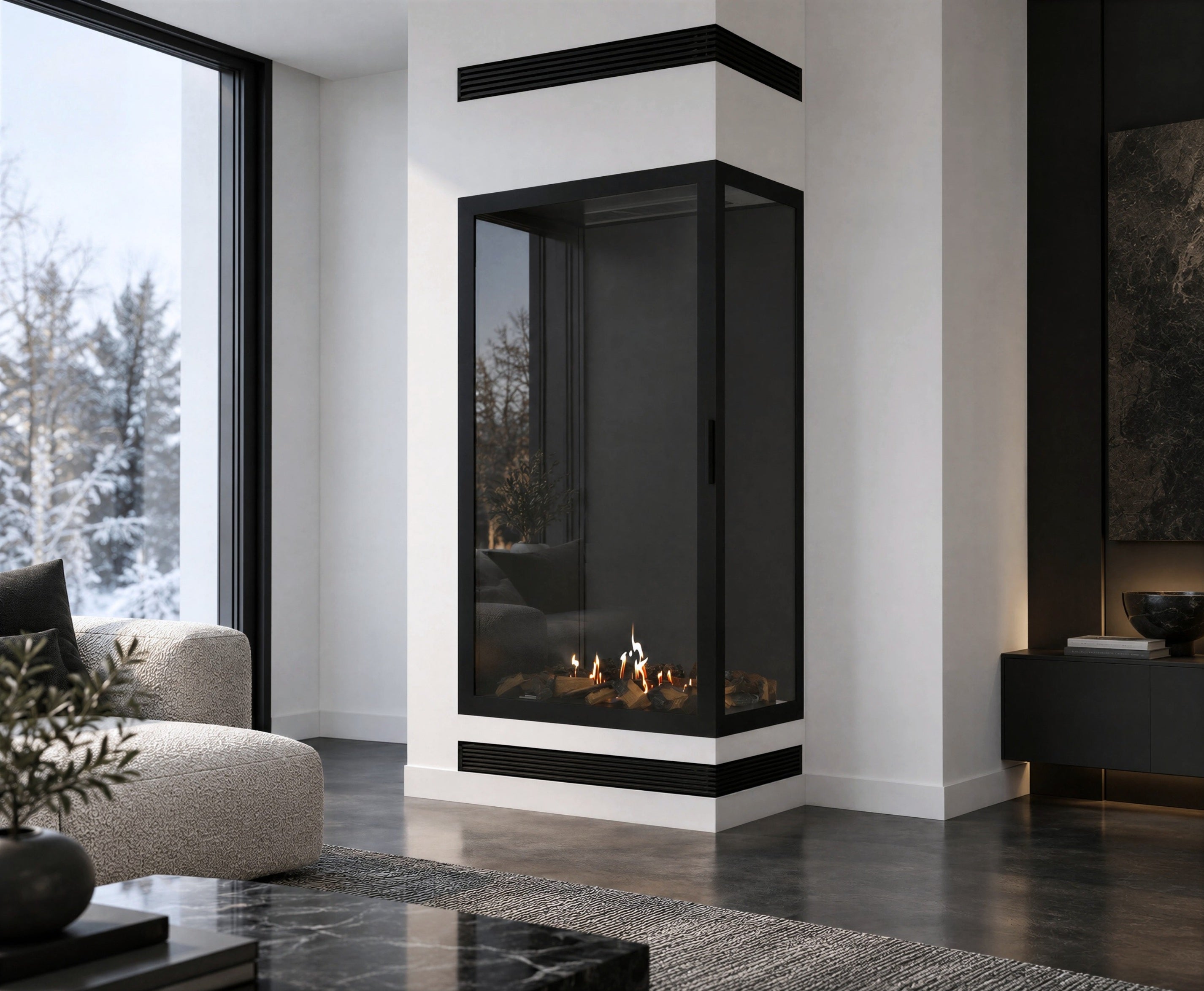 Bio ethanol fireplaces without a flue or chimney - Wild Flame