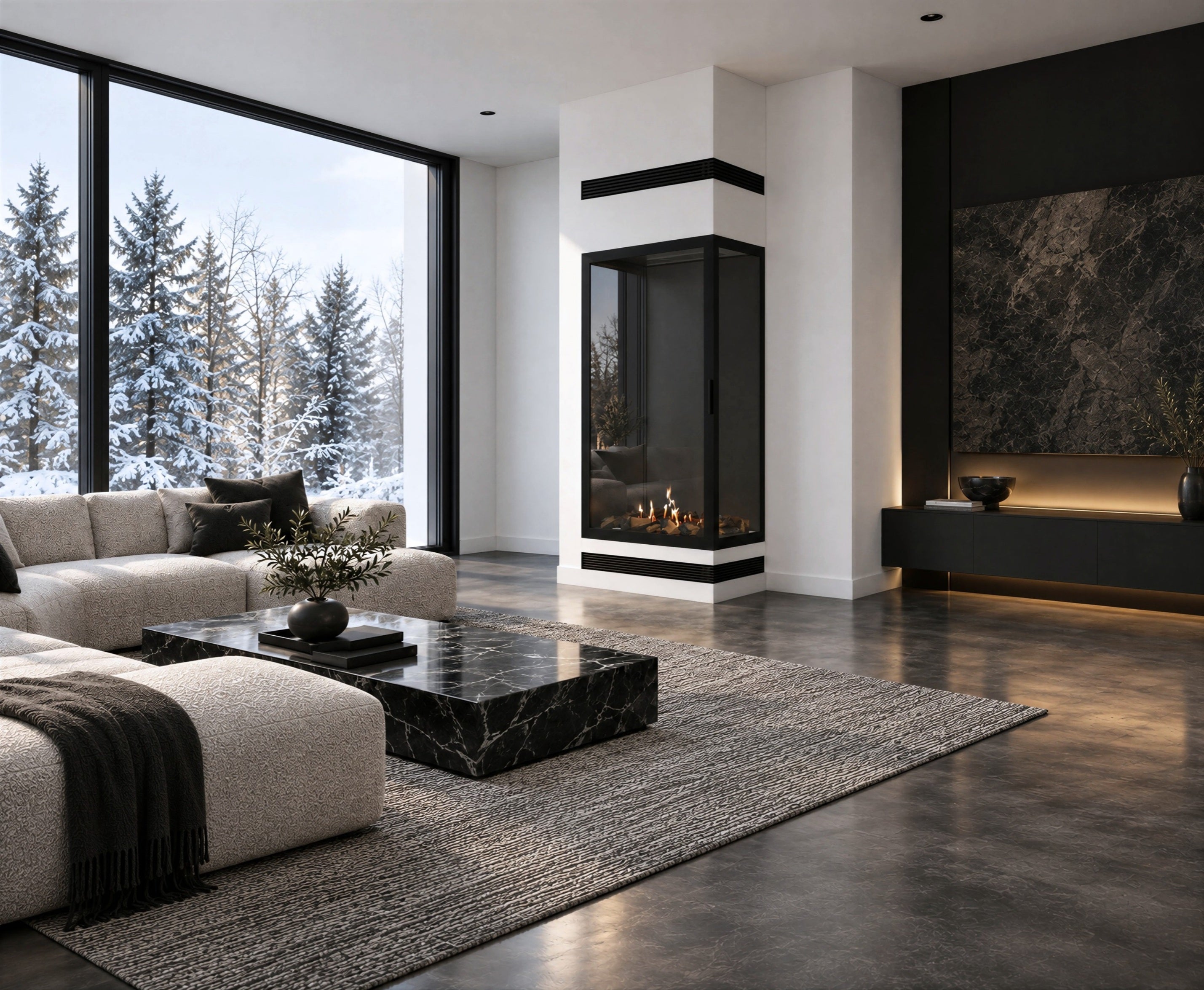 Image of Base Vertical Corner Right Full Glass 80 x 160 cm