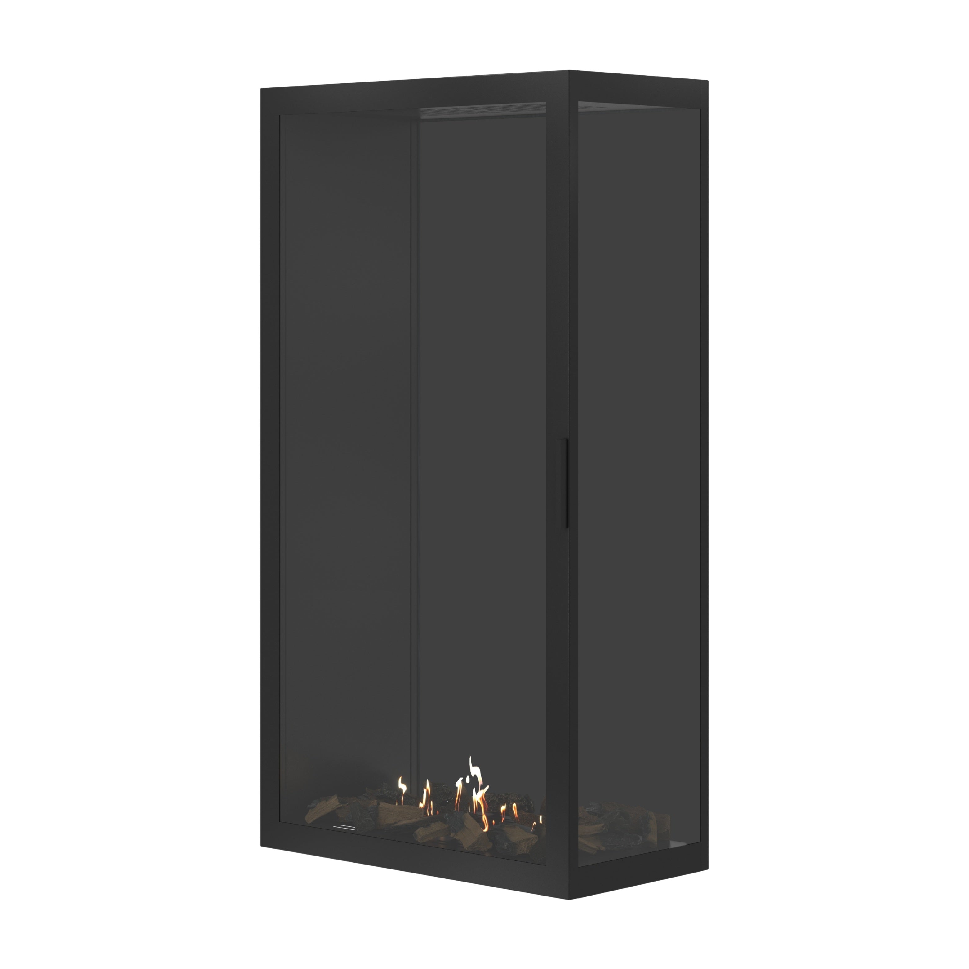 Image of Base Vertical Corner Right Full Glass 80 x 180 cm
